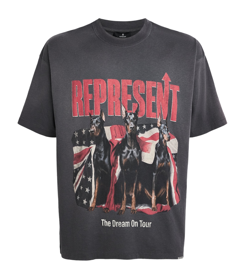 Cotton Doberman Oversized T-Shirt