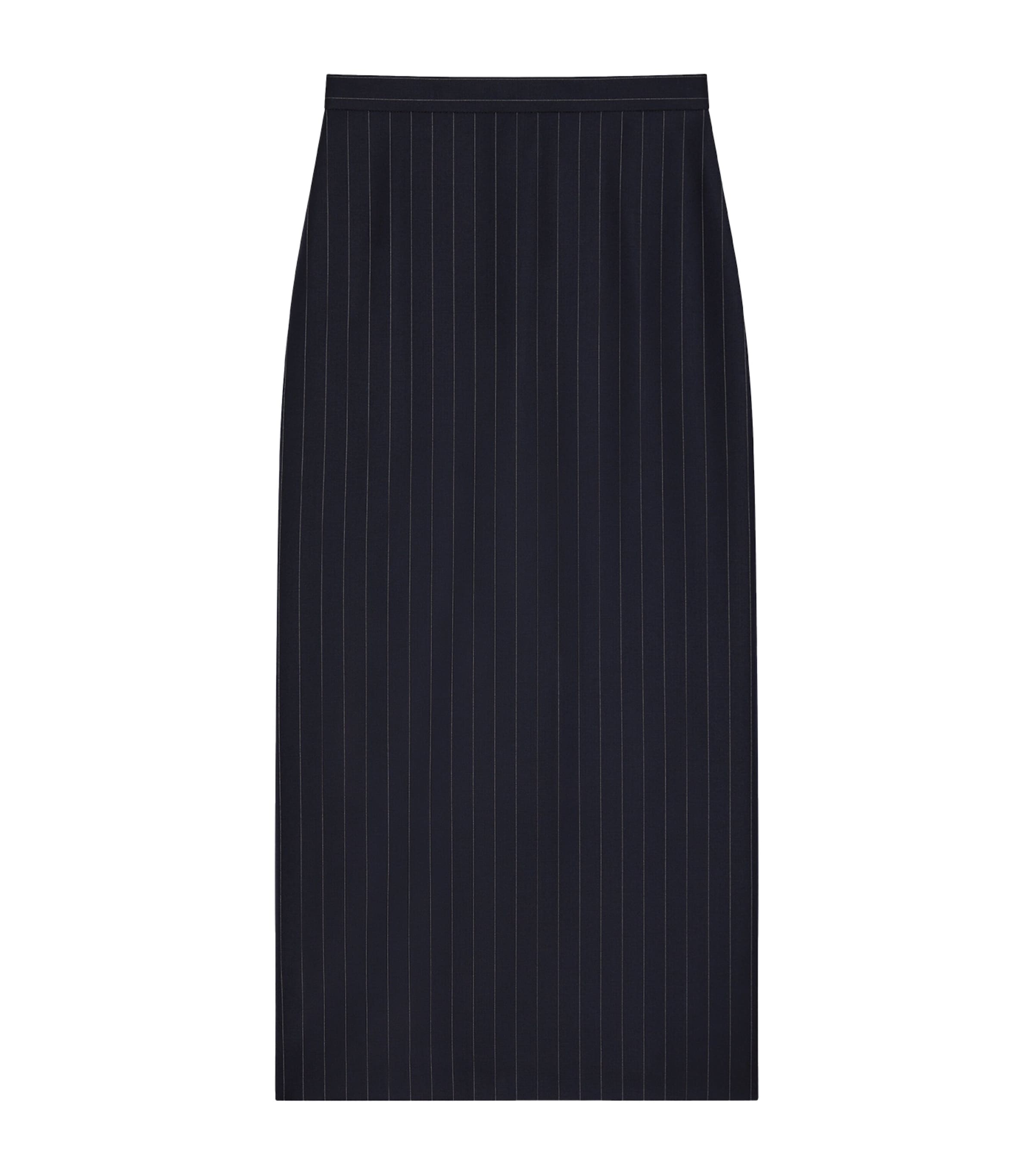 Givenchy Womens Wool Midi Skirt