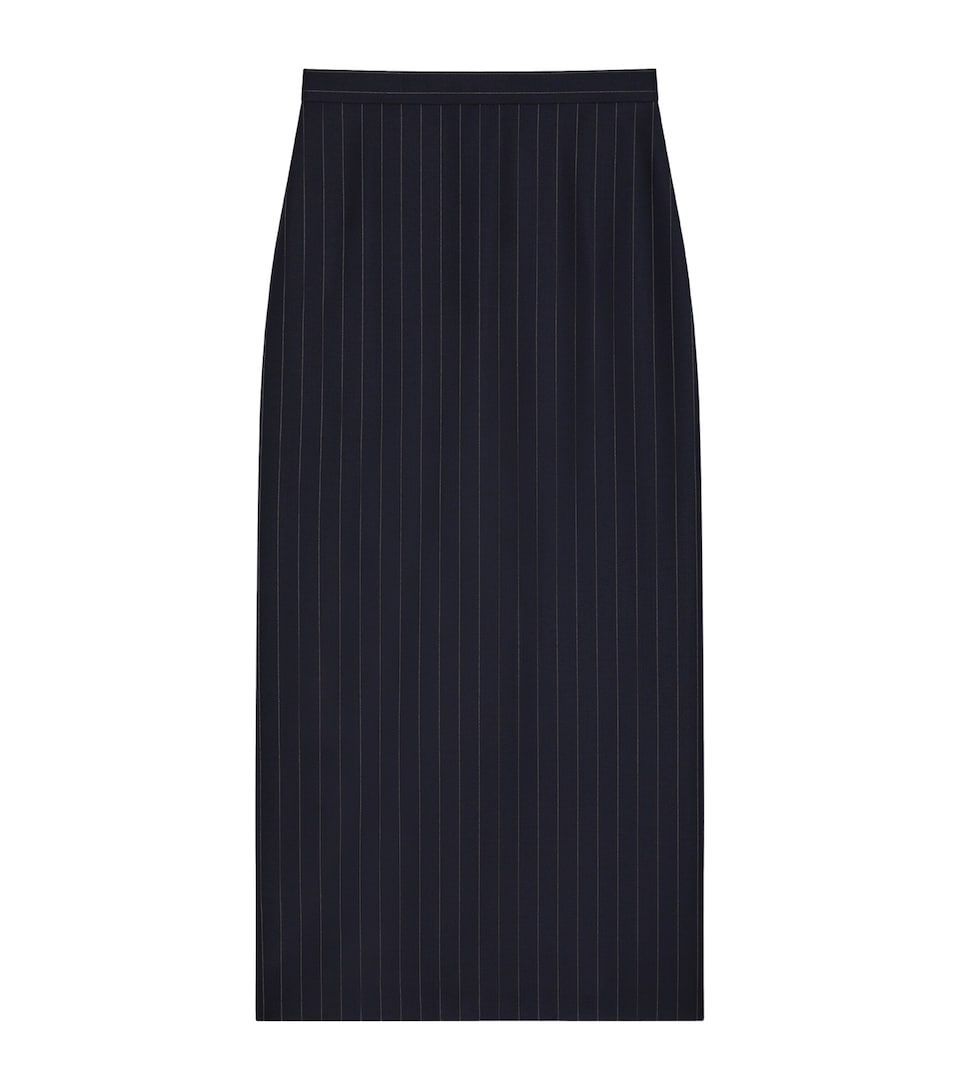 Givenchy Womens Wool Midi Skirt