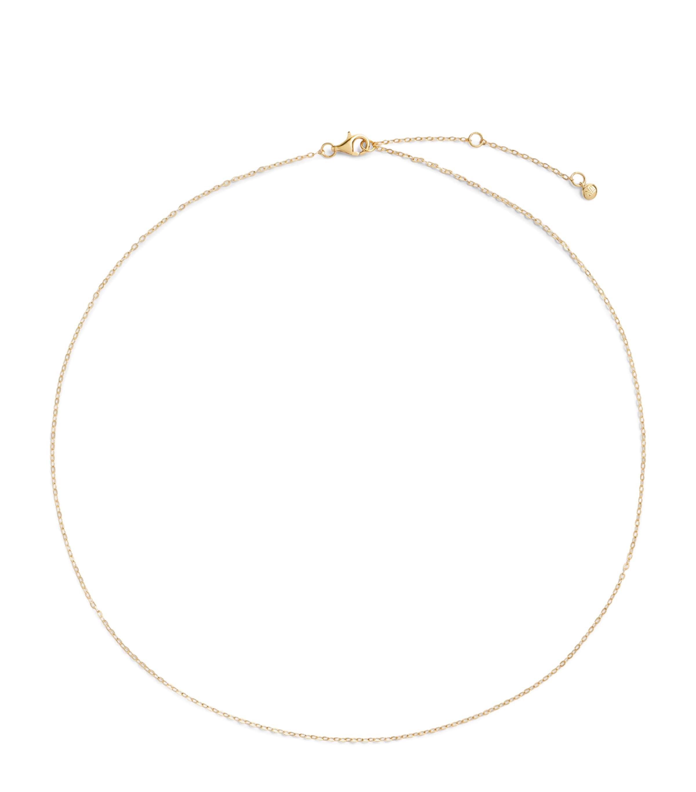 Monica Vinader Gold Vermeil Rolo Slim Chain Necklace Gold