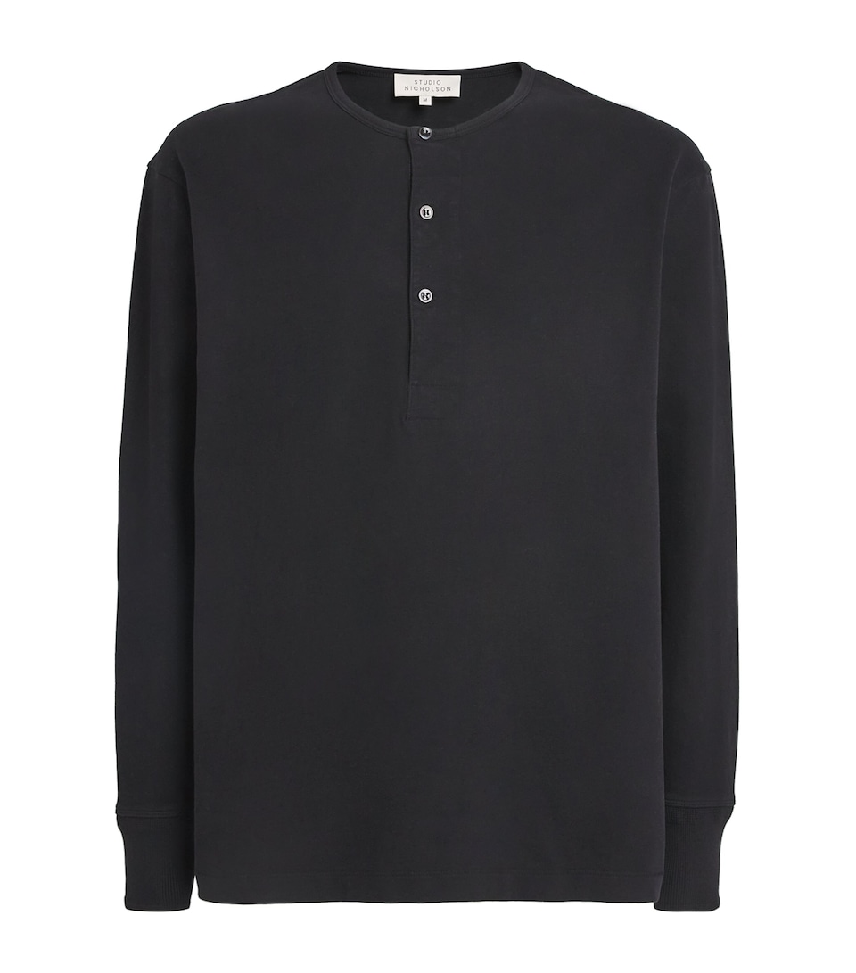 Cotton Henley T-Shirt