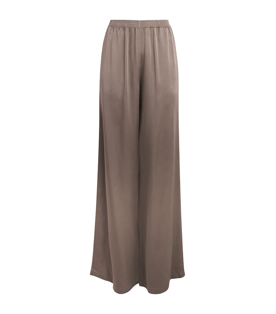 Fabiana Filippi Womens Elasticated-Waistband Flared Trousers Falco