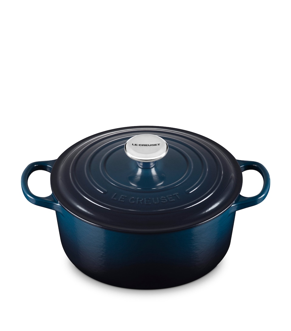 Enamelled Cast Iron Round Casserole Dish (24cm)