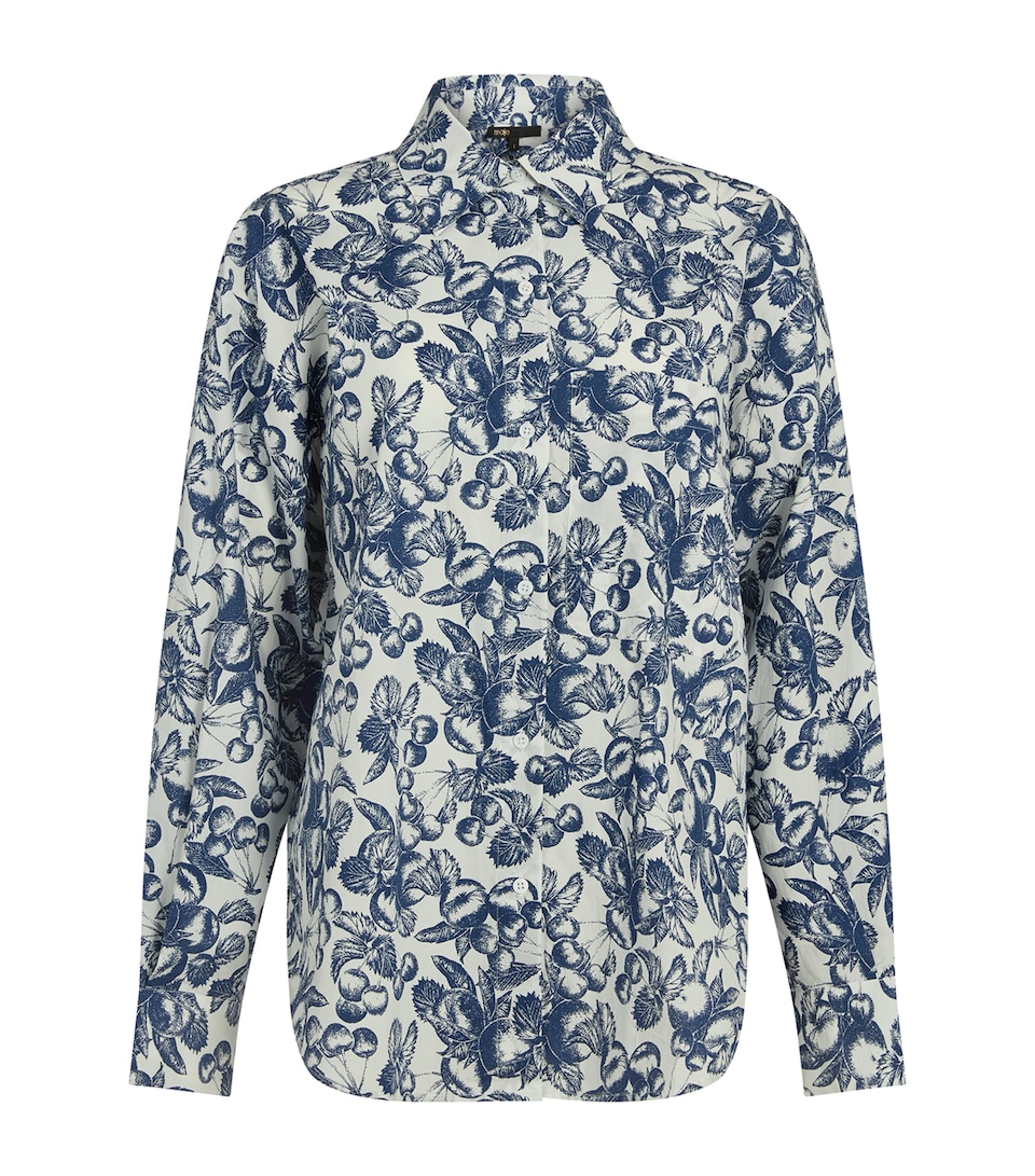 Cotton Fruit Print Shirt