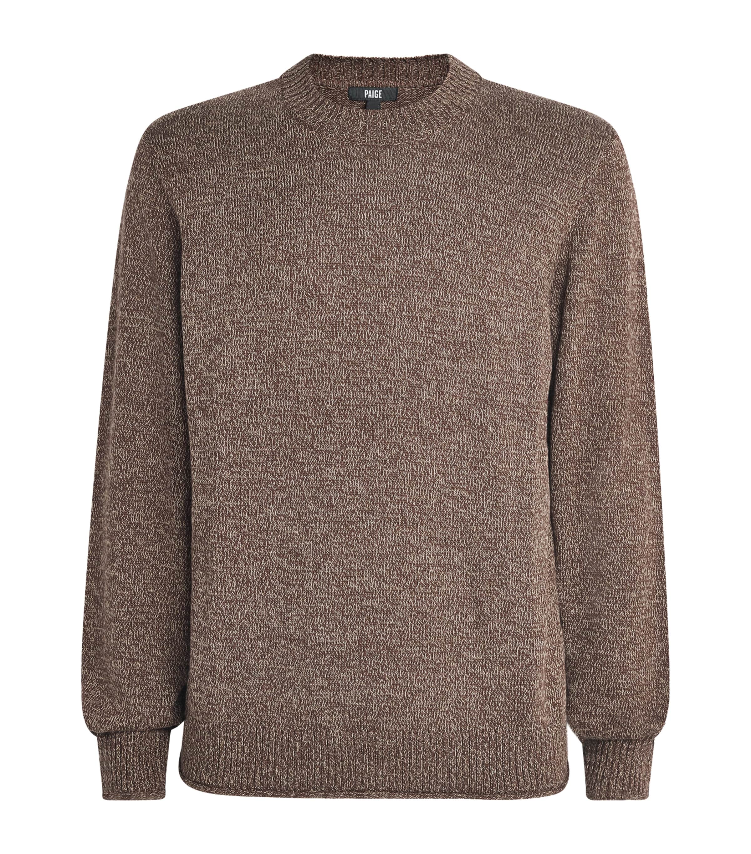 PAIGE Mens Cortazo Sweater Twisted Pinecone