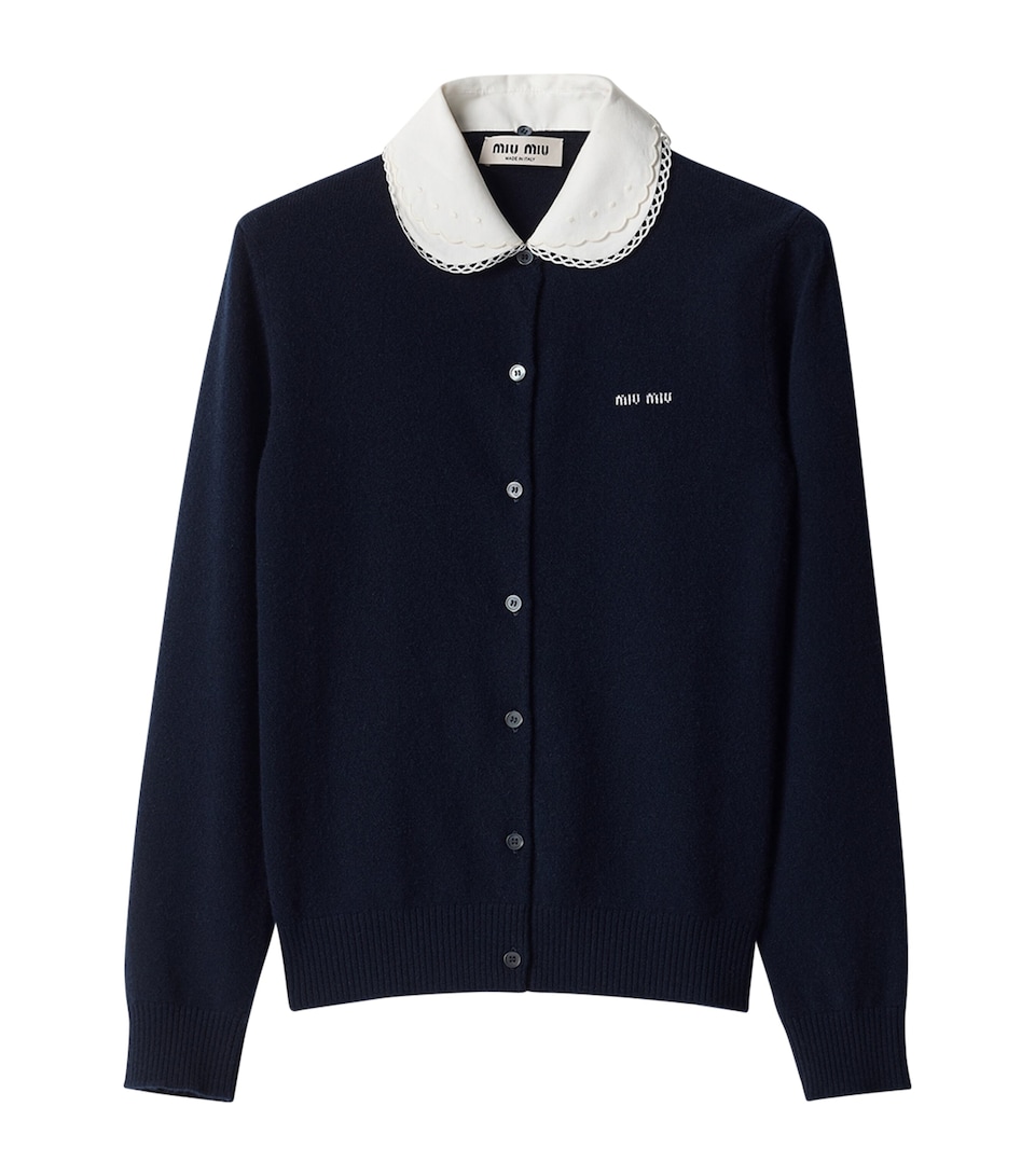 Cashmere Logo Cardigan