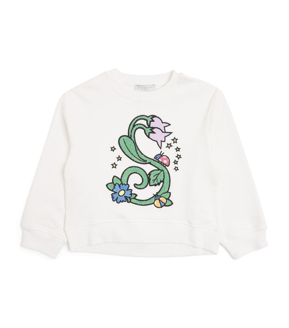 Organic Cotton Floral Sweatshirt (2-14 Years)