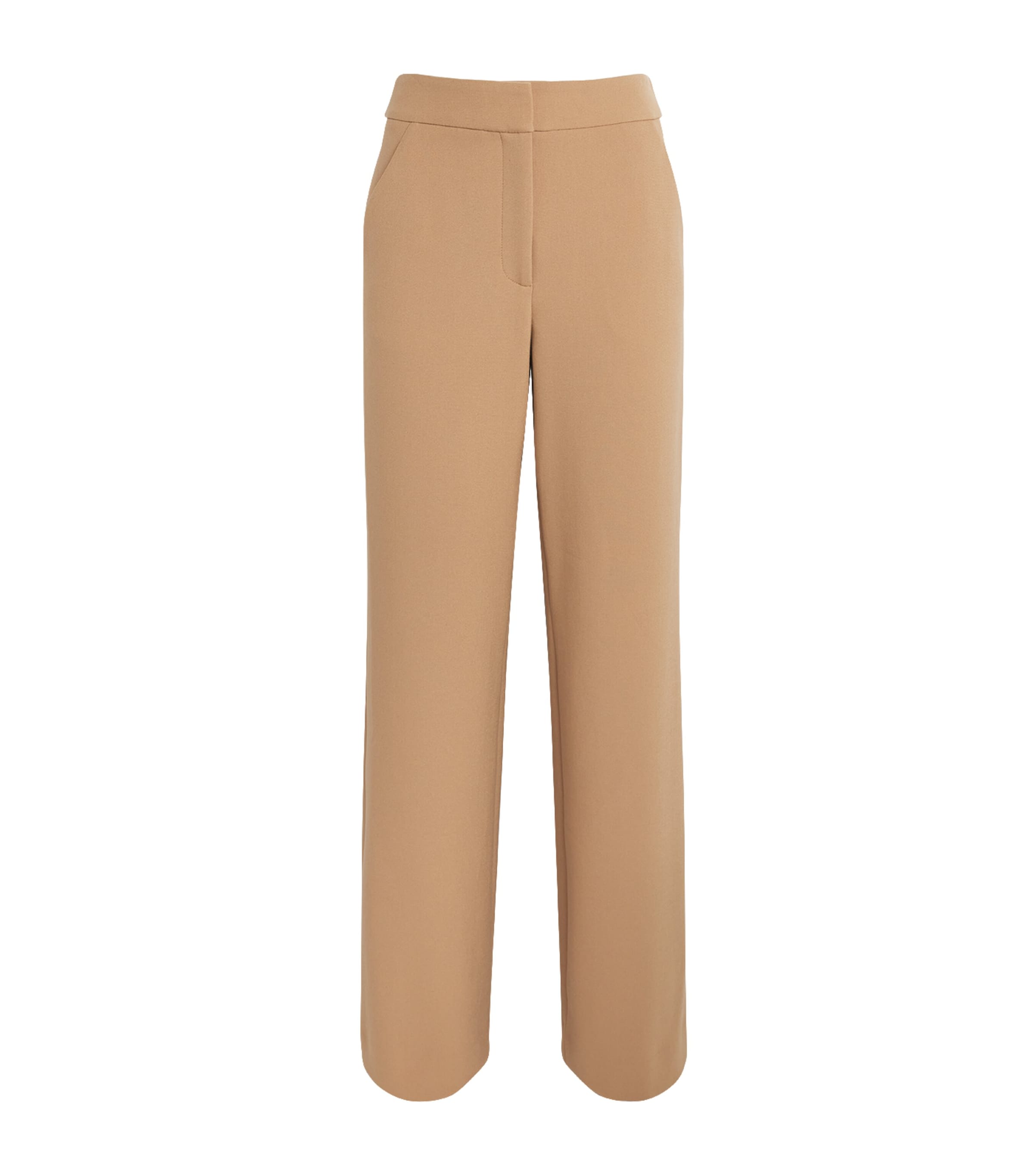 Veronica Beard Womens Tonelli Wide-Leg Trousers Heritage Khaki