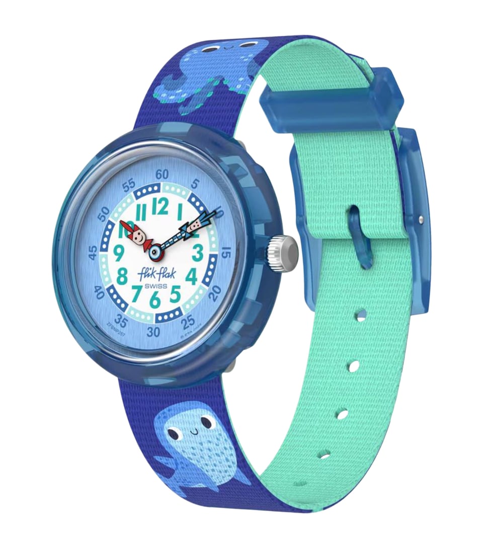 Flik Flak Ocean Party Watch 31.85mm Blue