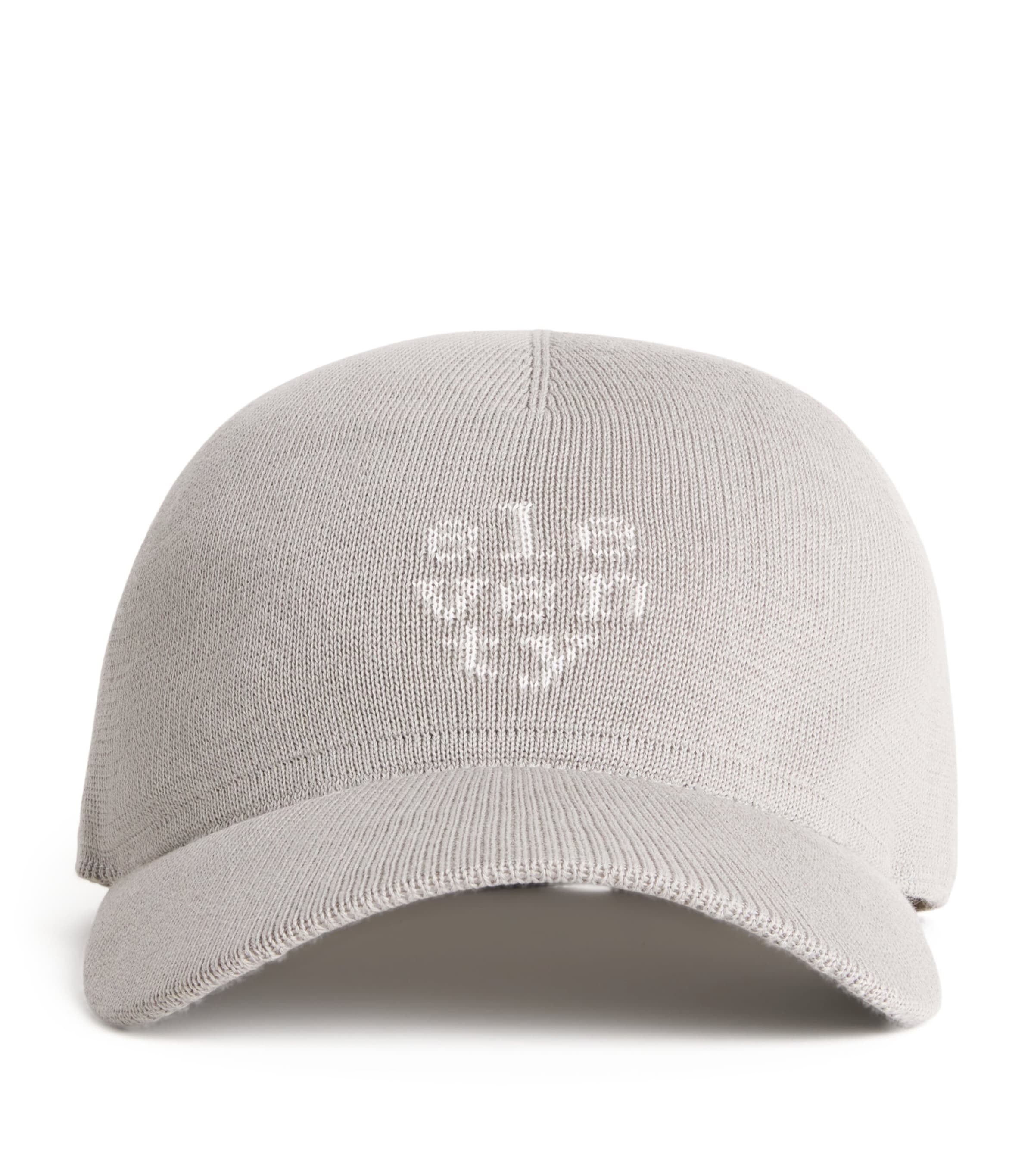 Eleventy Cotton-Blend Logo Baseball Cap Antico