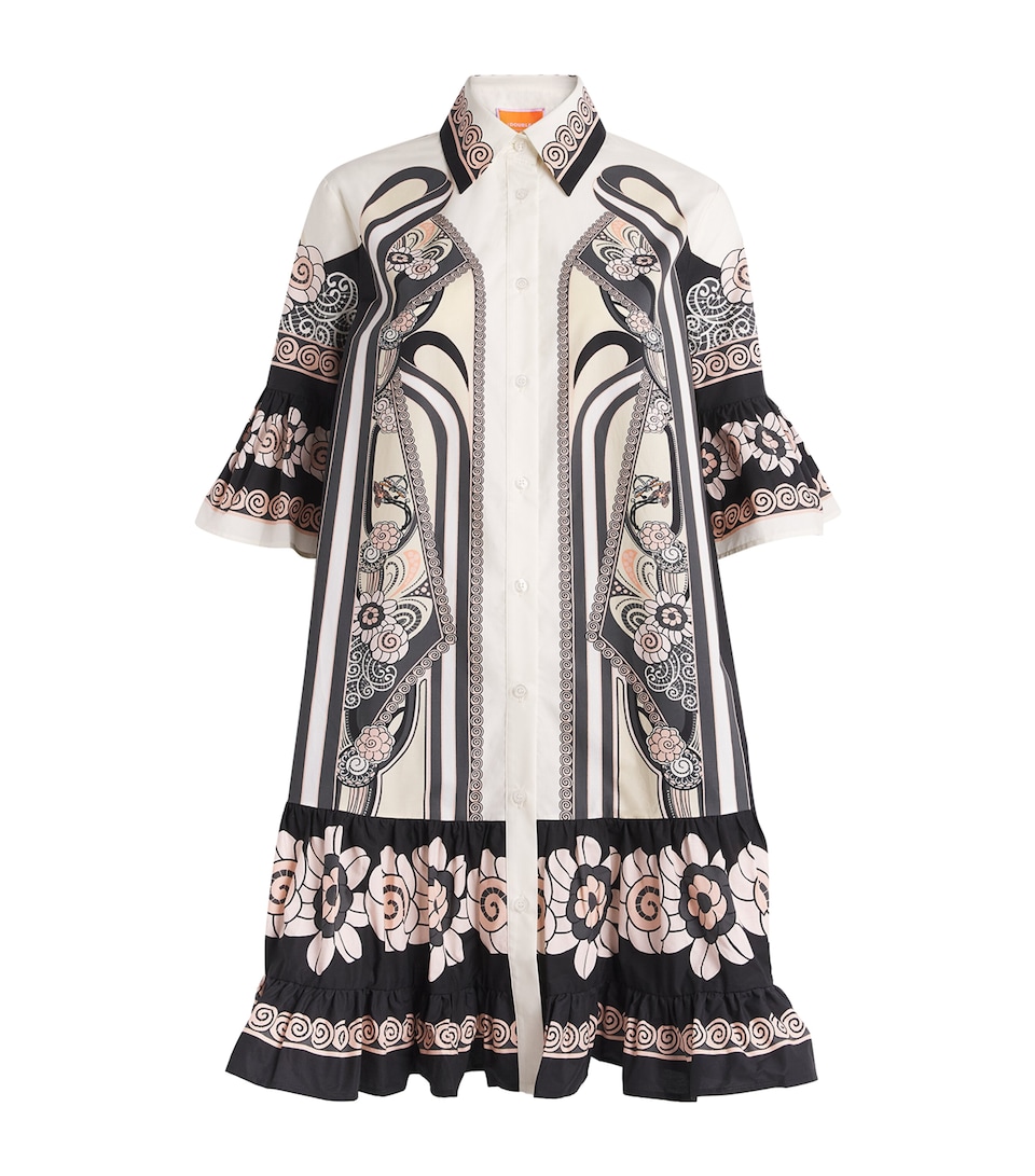 Ambrosia Print Choux Mini Dress