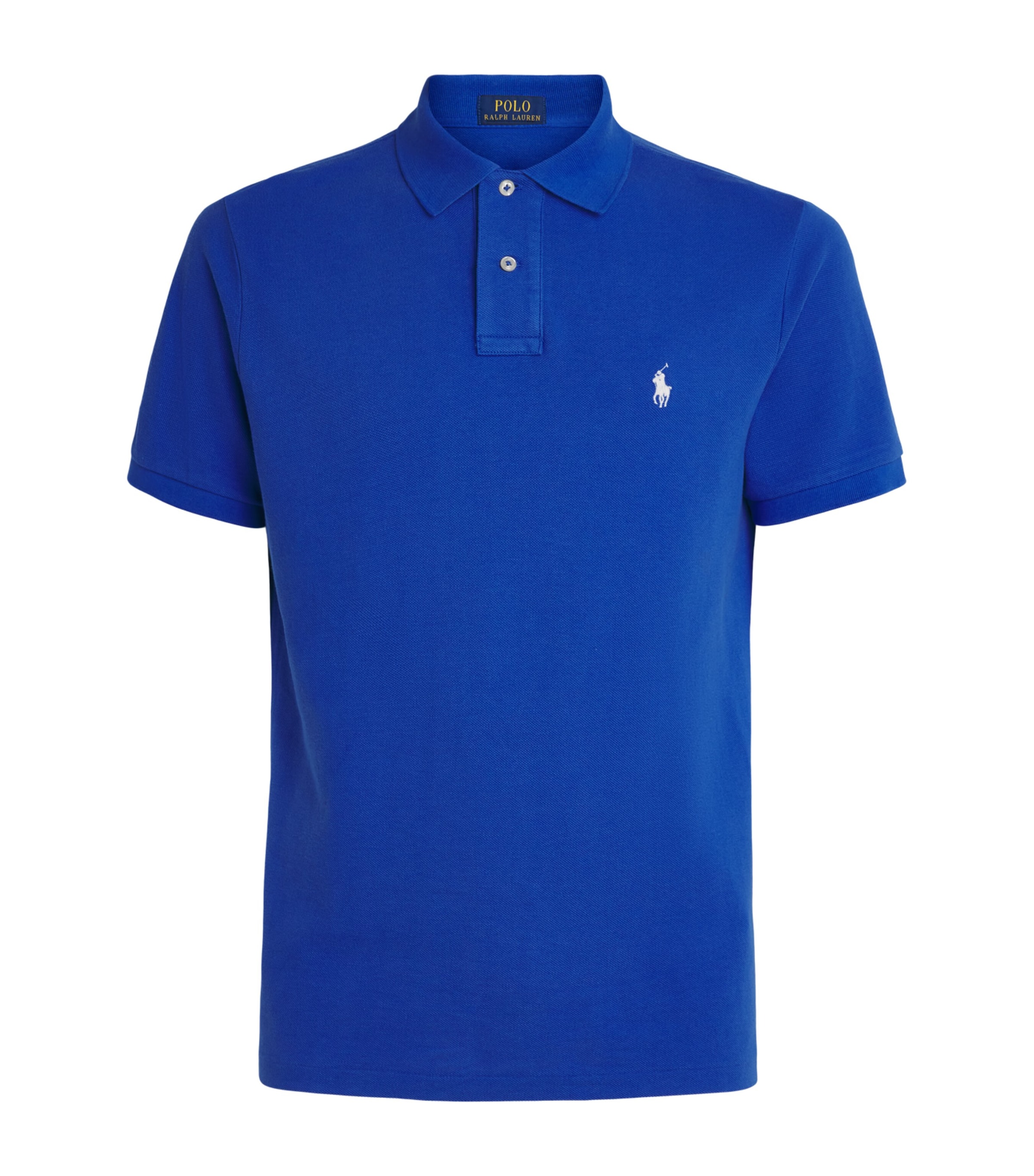 Polo Ralph Lauren Mens Cotton Mesh Custom-Fit Polo Shirt New Iris