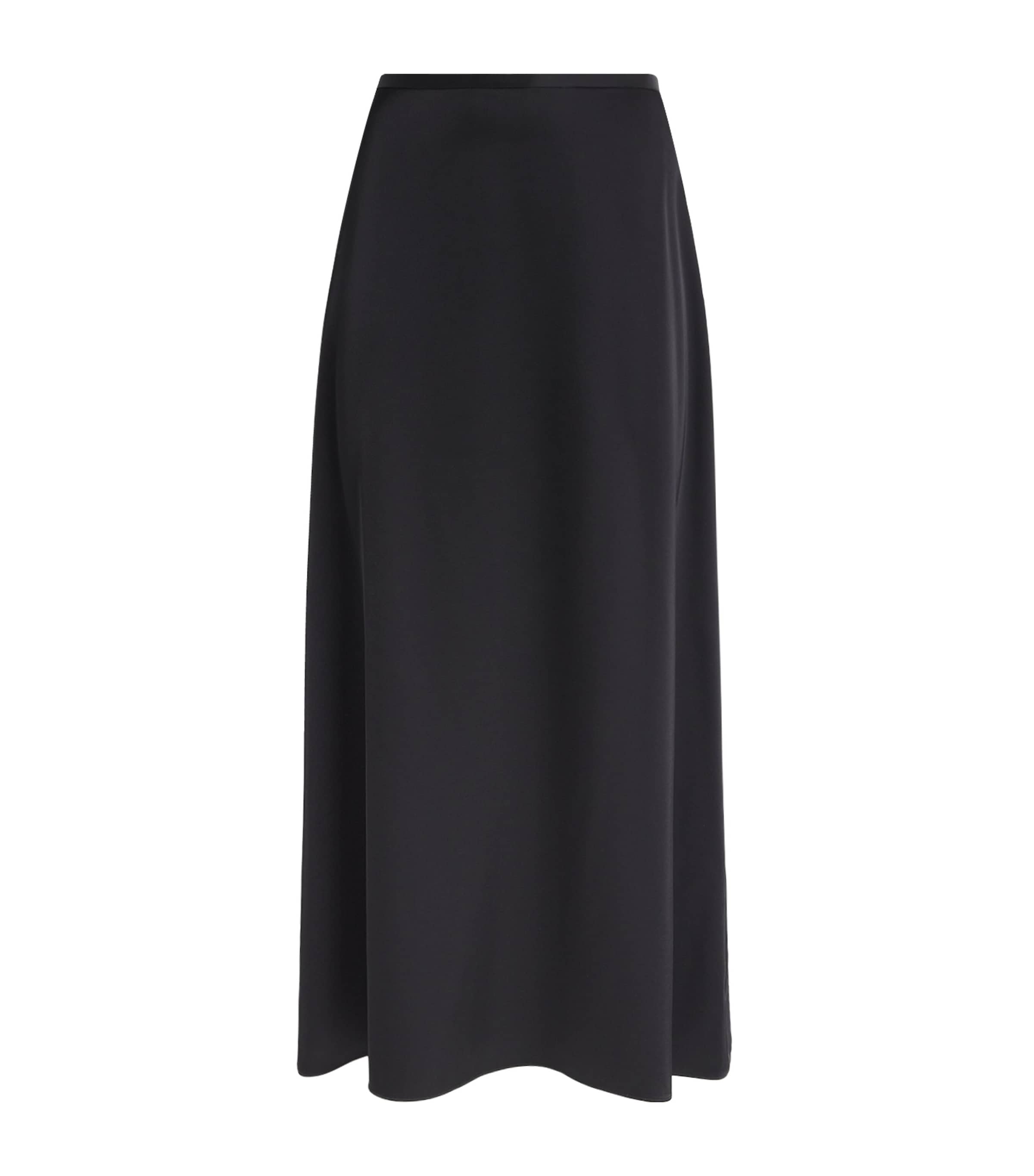 Satin Midi Skirt