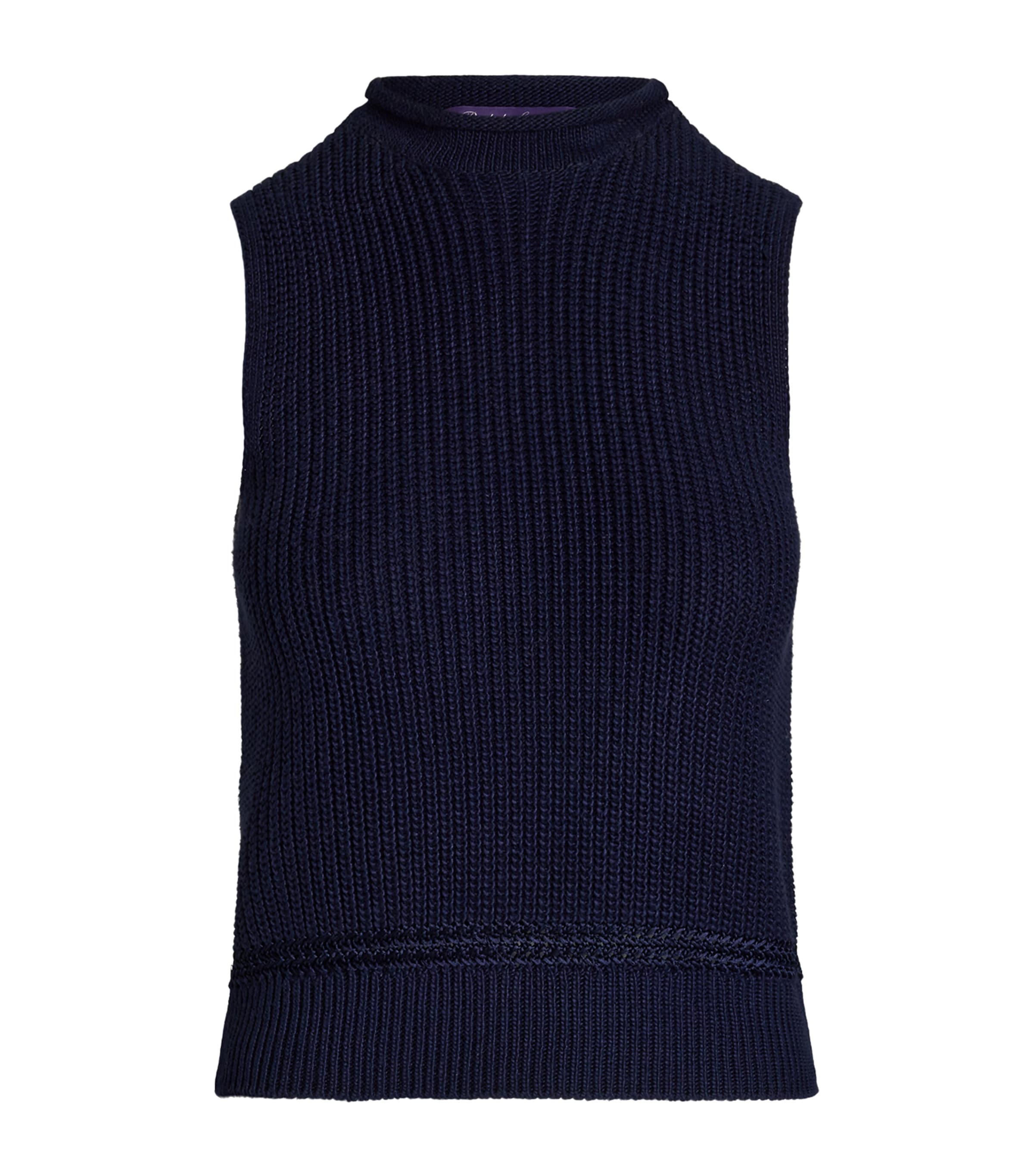 Silk-Blend Sleeveless Sweater