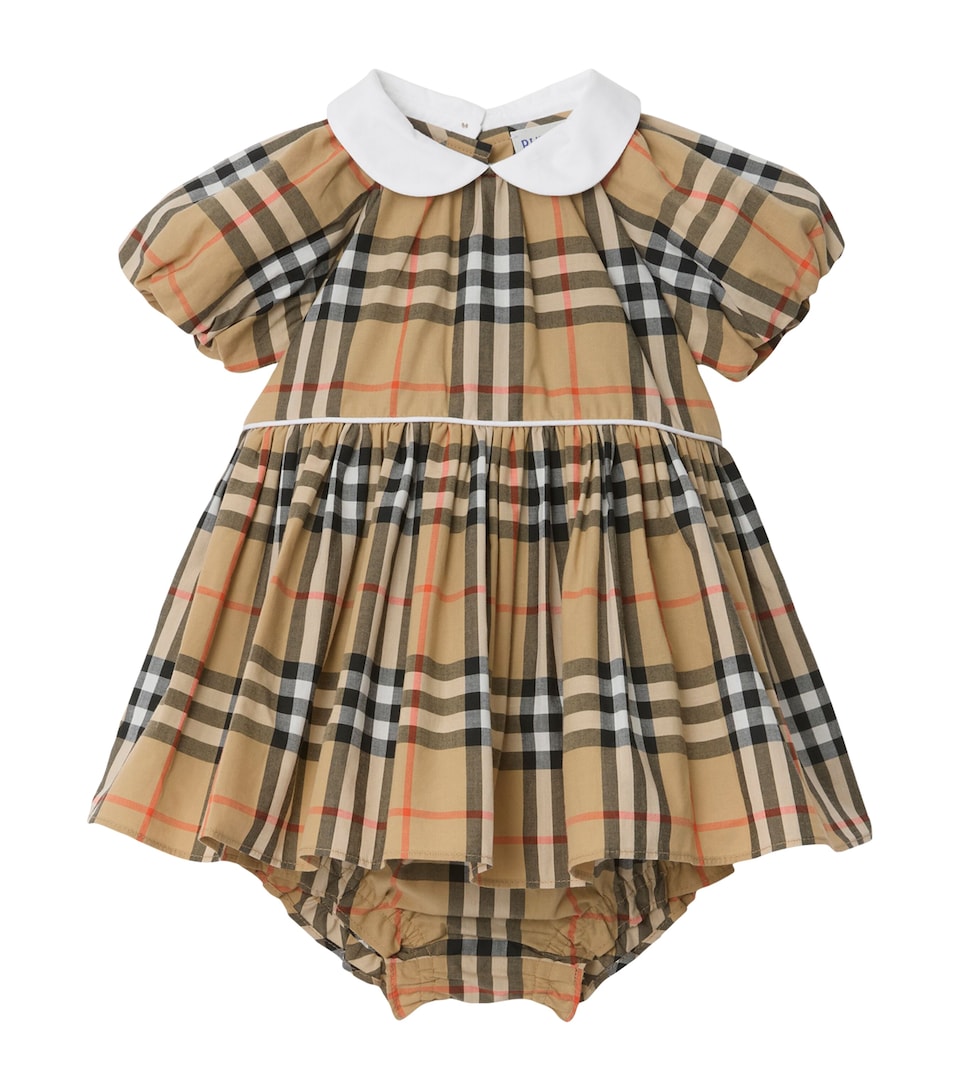 Cotton Check Dress with Bloomers (1-18 Months)