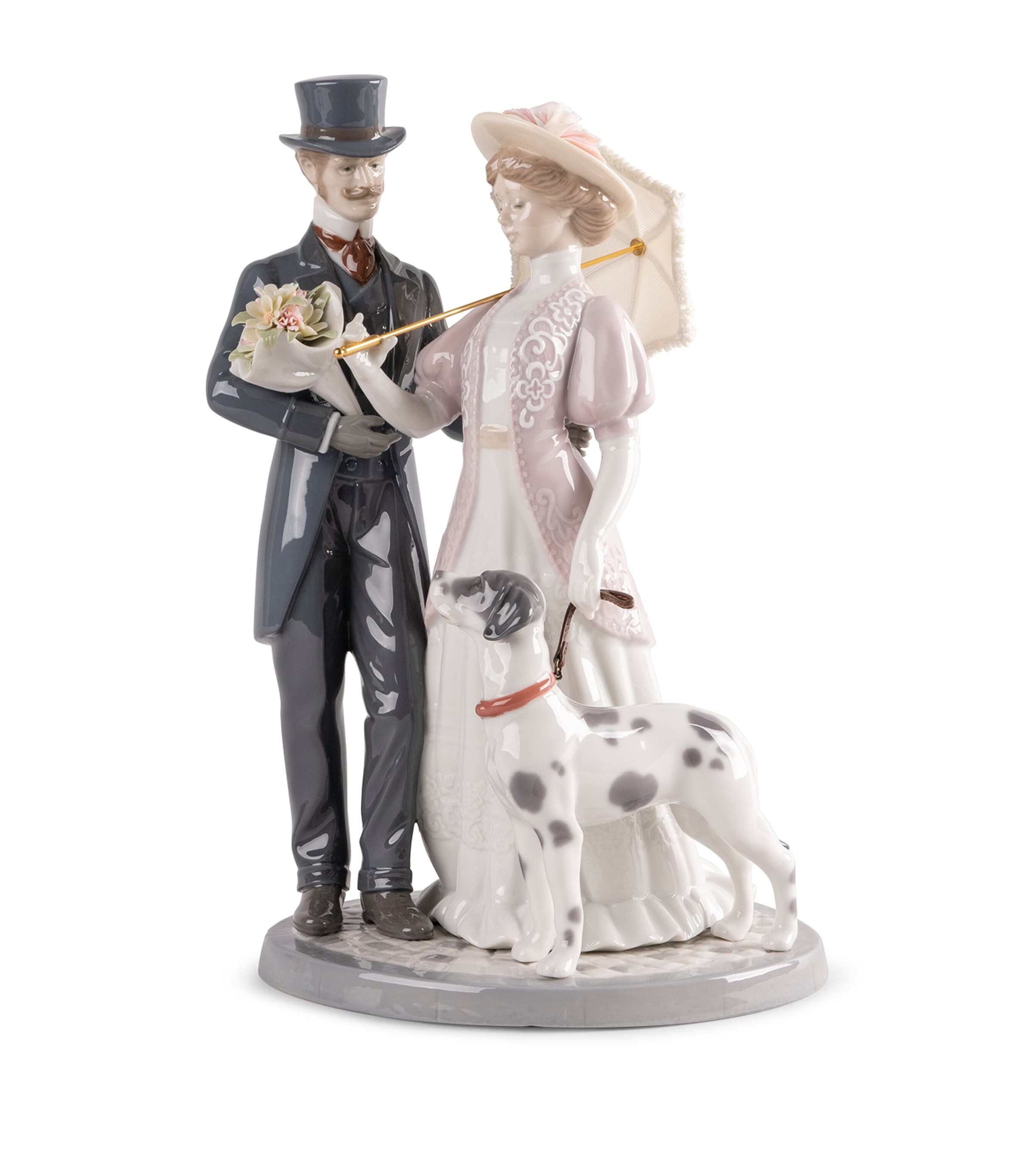 Lladró A Romantic Stroll Figurine