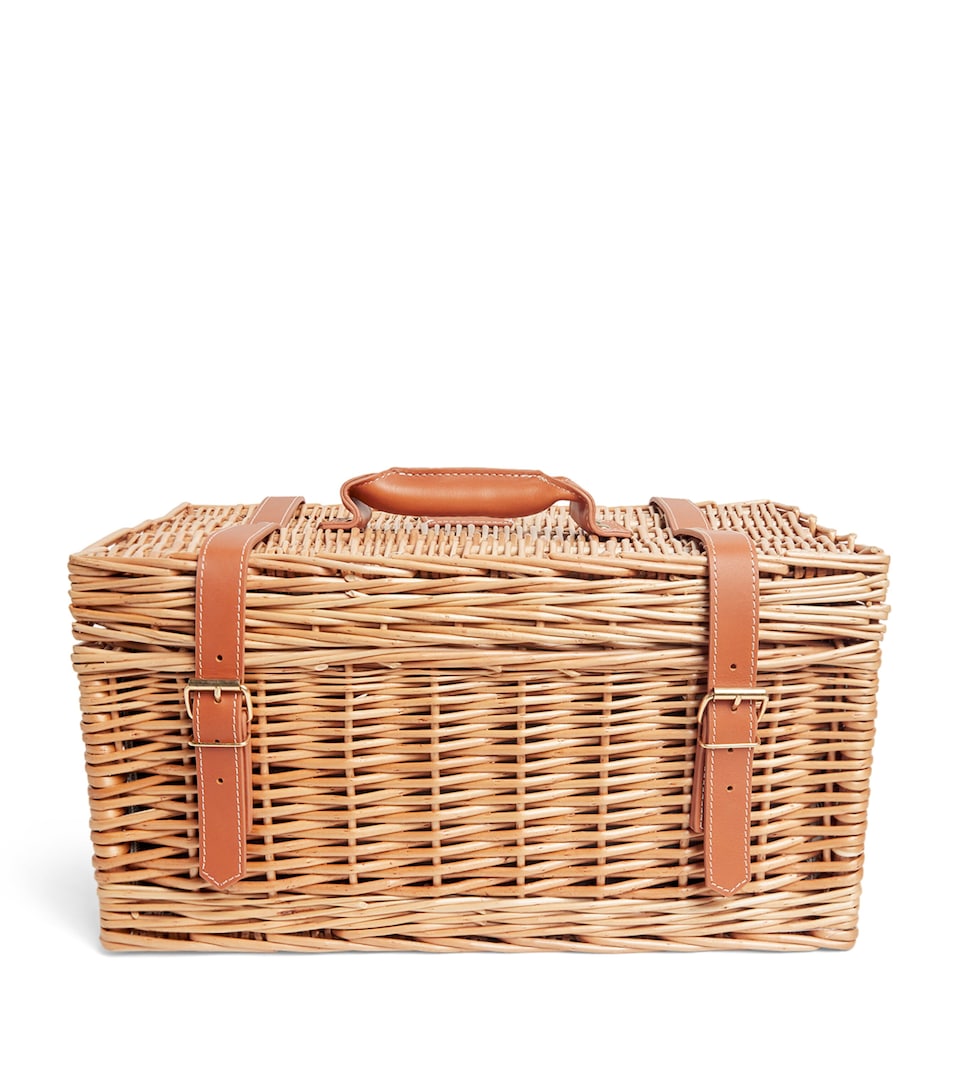 Harrods Fitted Picnic Hamper for 2 Brown