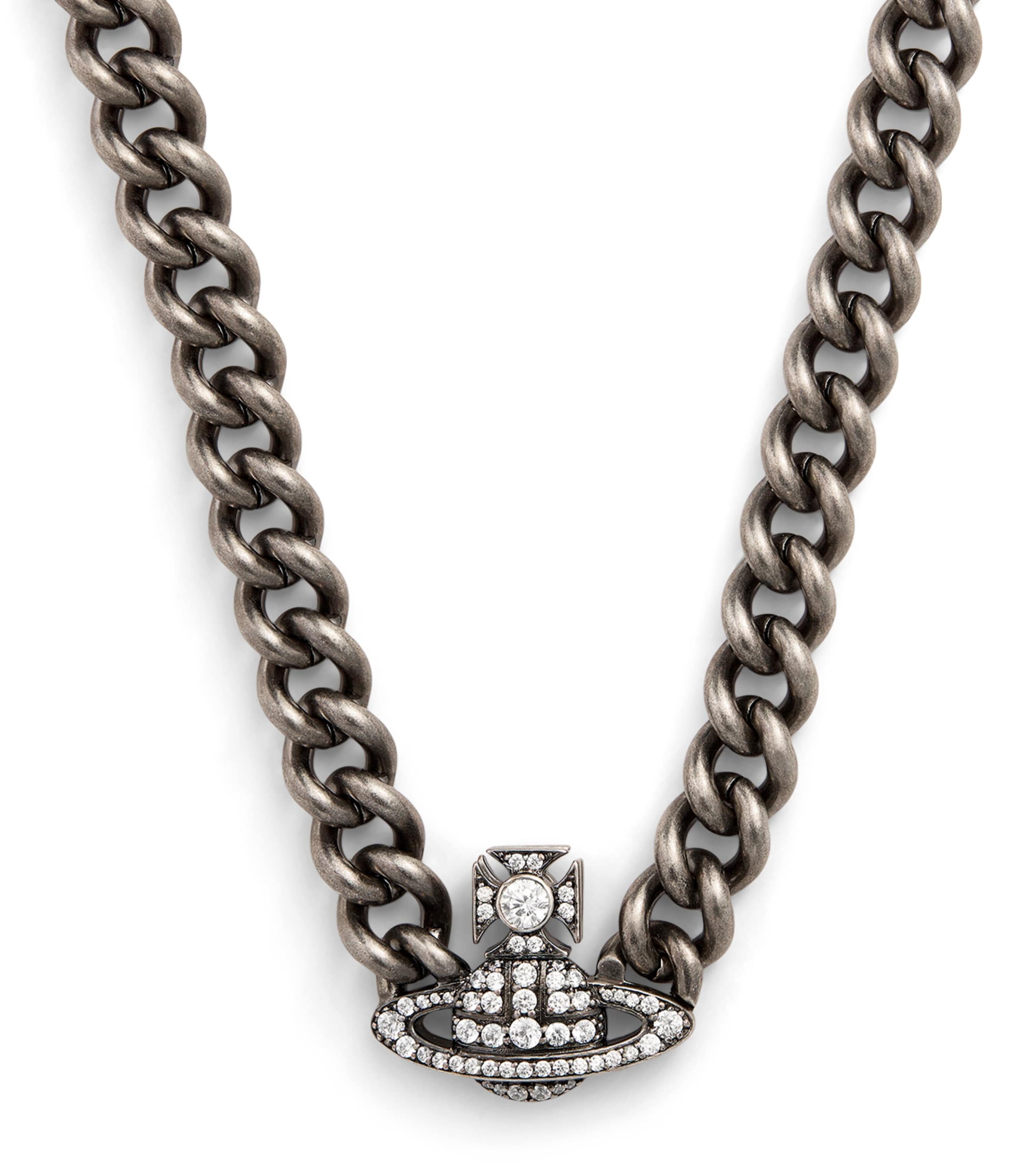 Vivienne Westwood Graziella Choker Necklace Oxi Silver