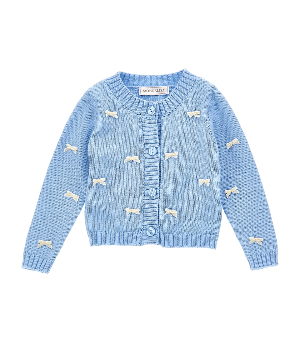 Cotton-Wool Bow Cardigan (6-36 Months)