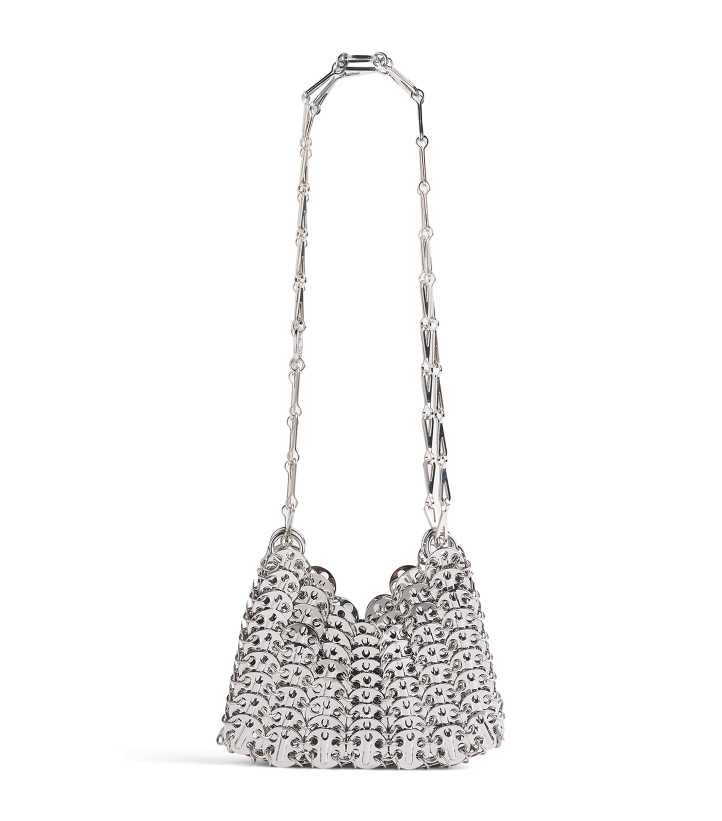 Rabanne Chainmail Nano Bag Silver