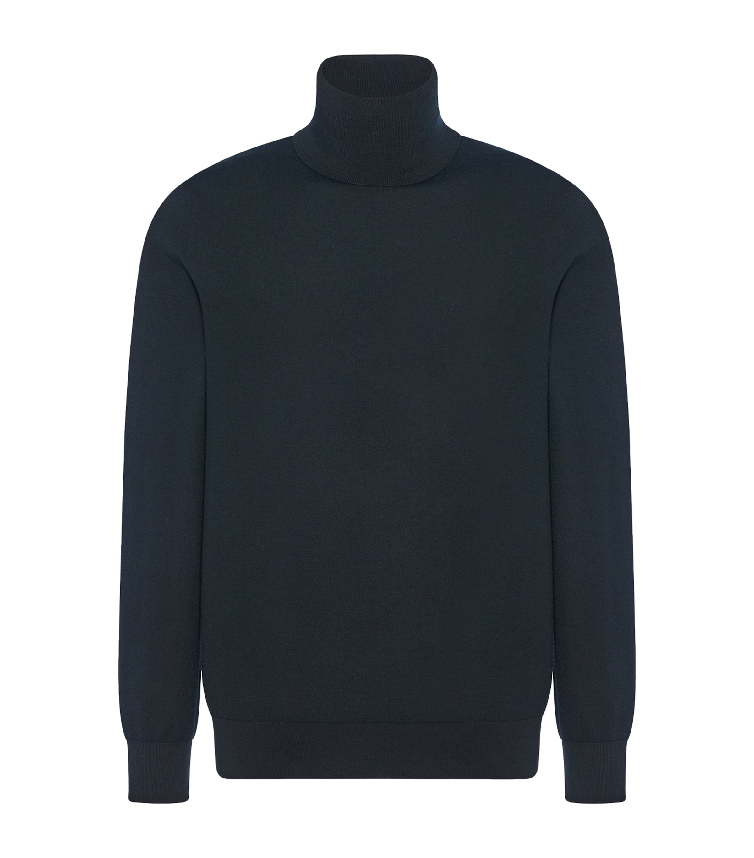 The Row Mens Adlan Wool Rollneck Sweater Black