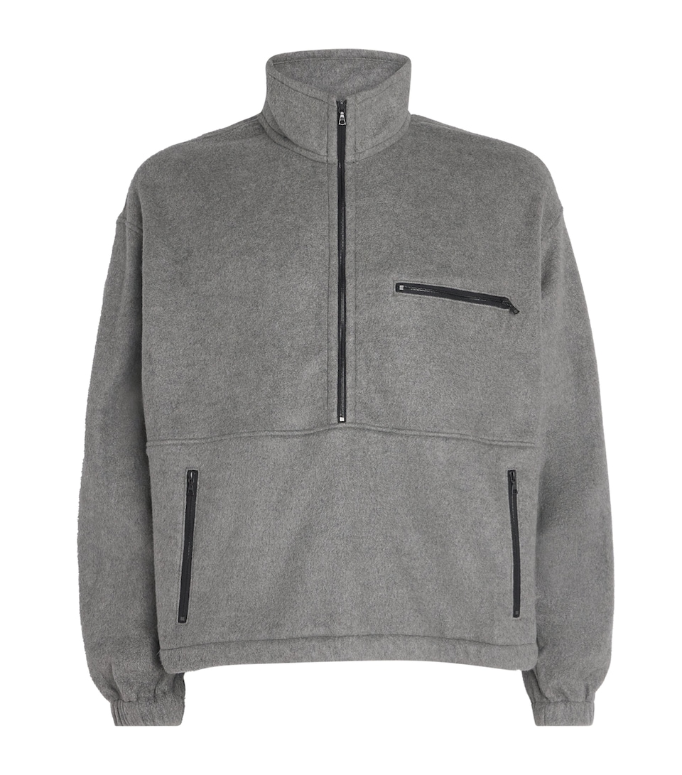 Silk Fleece Half-Zip Sweatshirt
