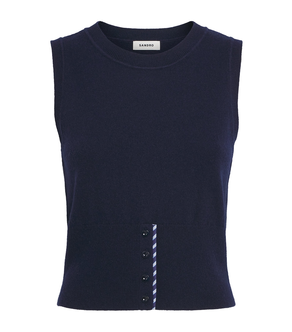 Wool-Cashmere Tank Top