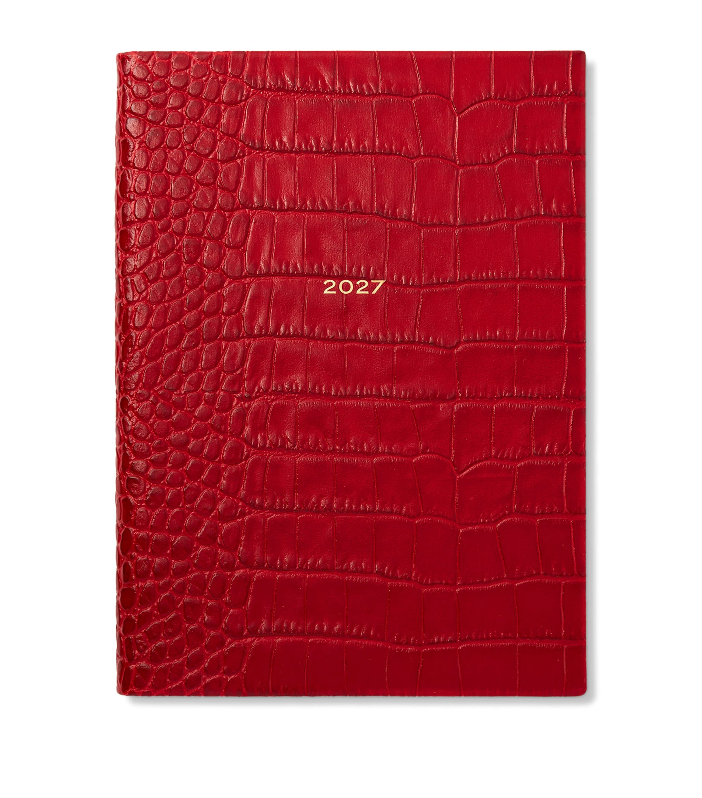Smythson Leather Soho Weekly Diary 2027 Red