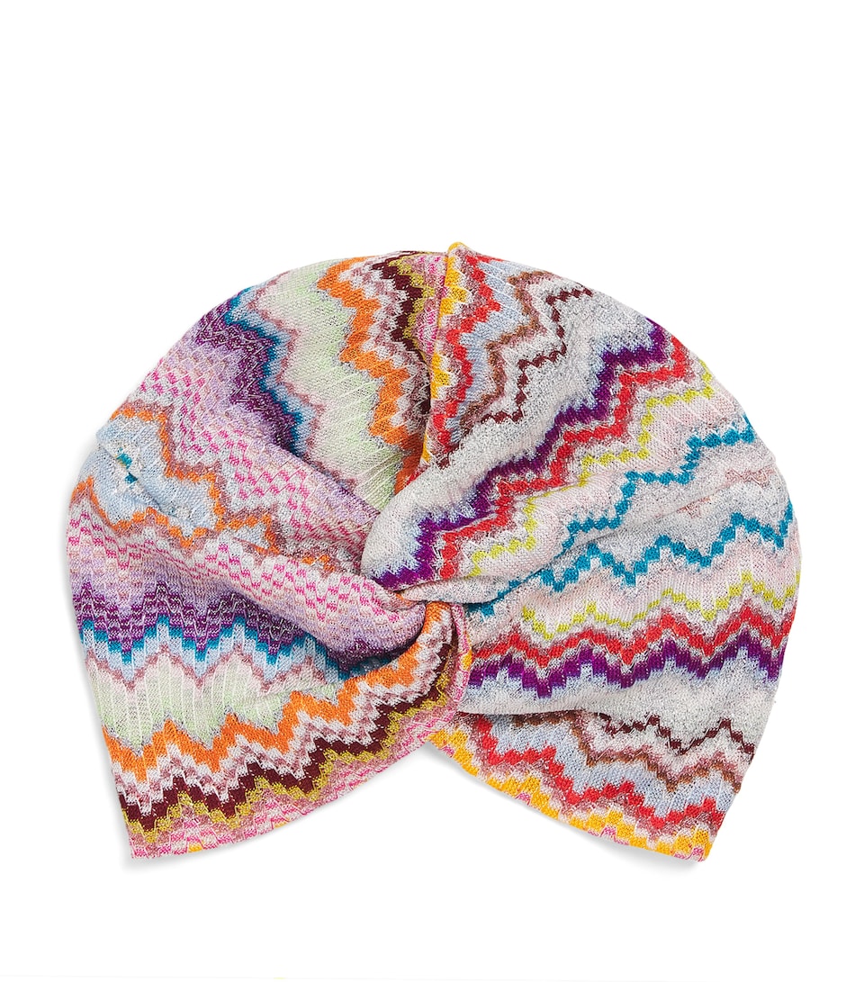 Knot-Front Zigzag Headband