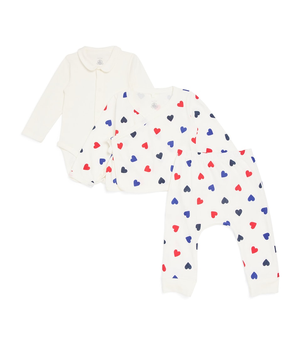Cotton Bodysuit, Top and Bottoms Set (1-18 Months)