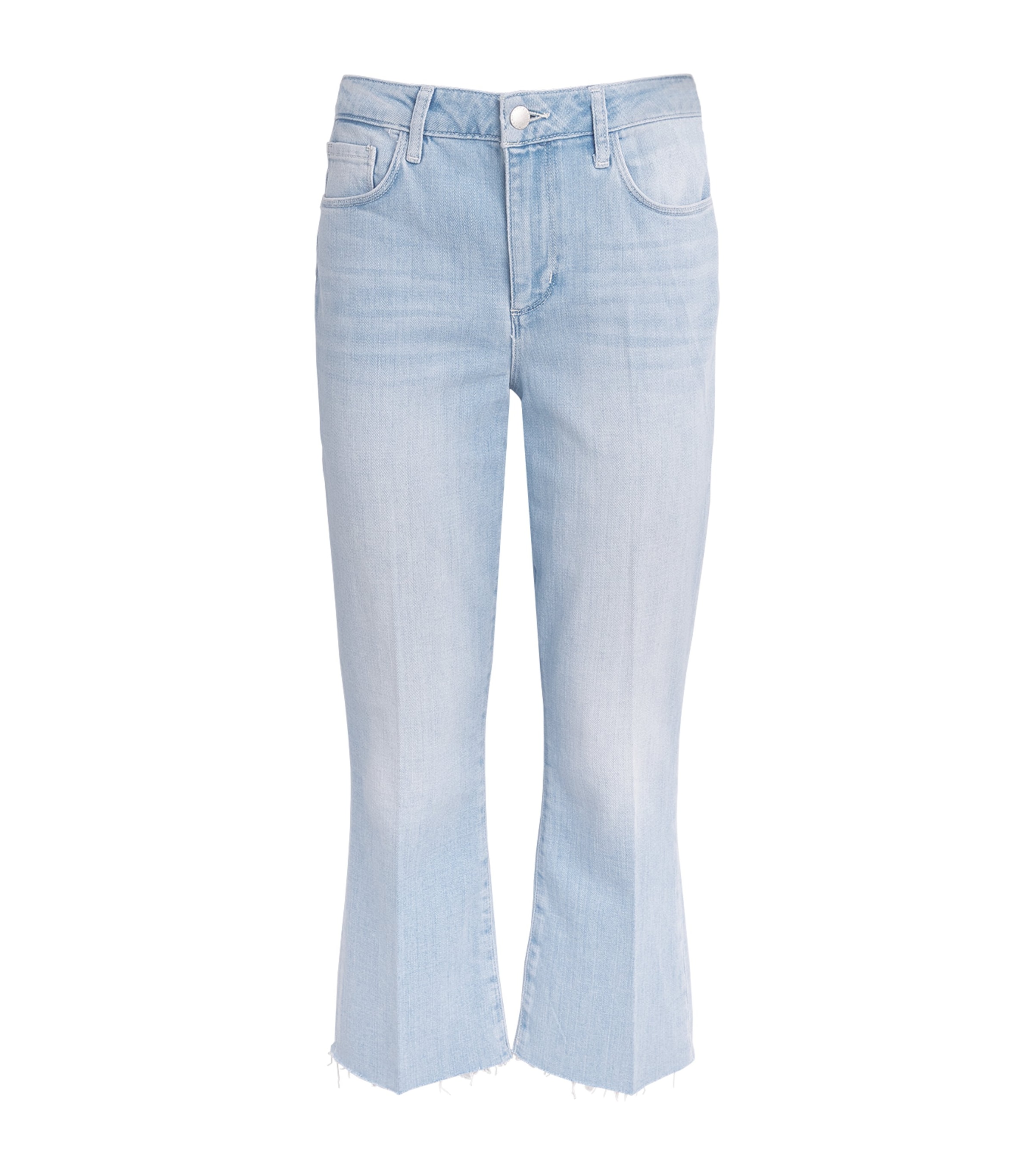 L'Agence Womens Cropped Kendra Flared Jeans Byrg Bayridge
