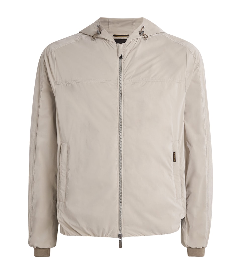 Moorer Mens Albori Hooded Jacket Marmo