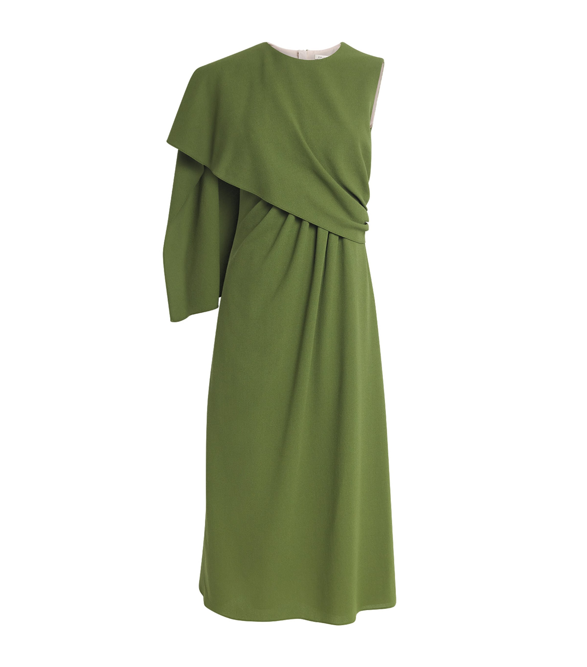 Wool Wrap Tidus Midi Dress
