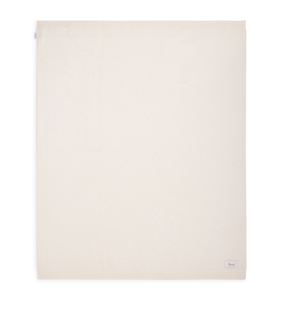 Harrods Cashmere Shawl Ivory
