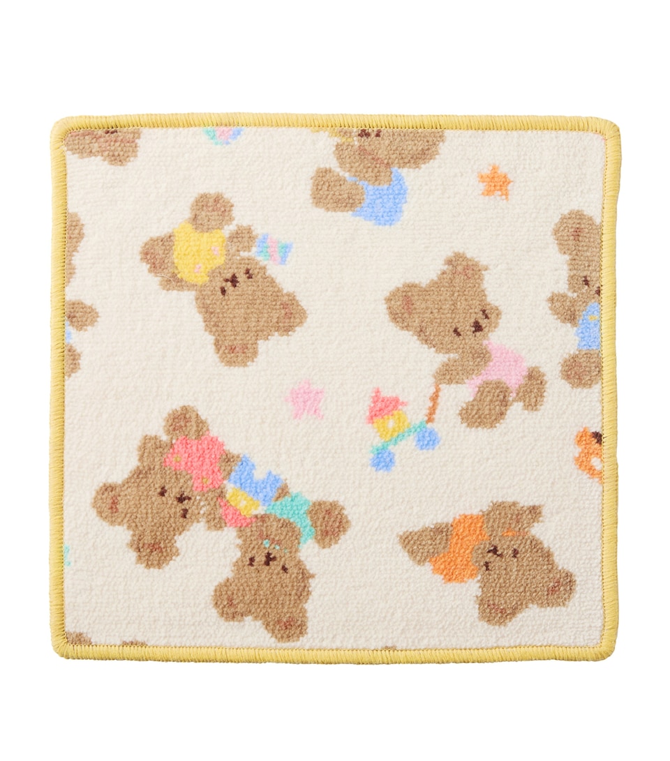Miki House Cotton Chenille Bear Blanket
