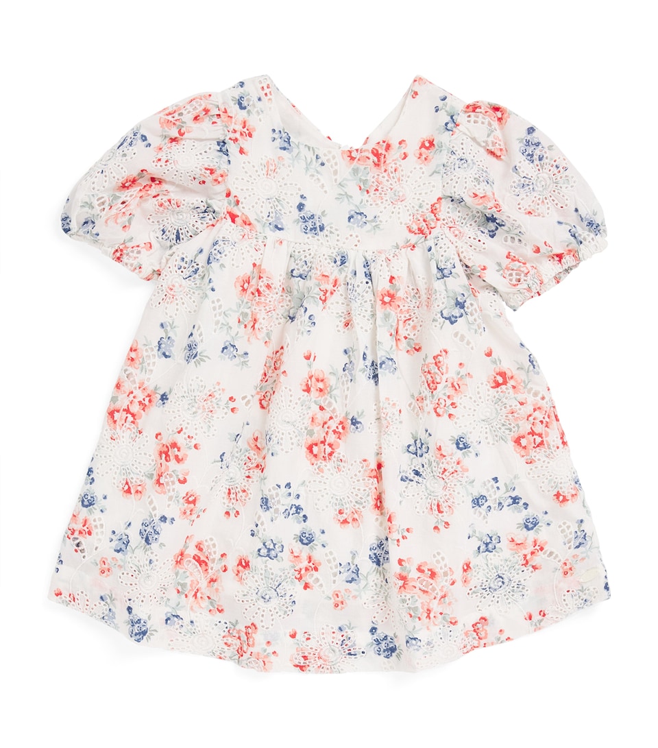 Broderie Anglaise Floral Dress (3 Months-4 Years)