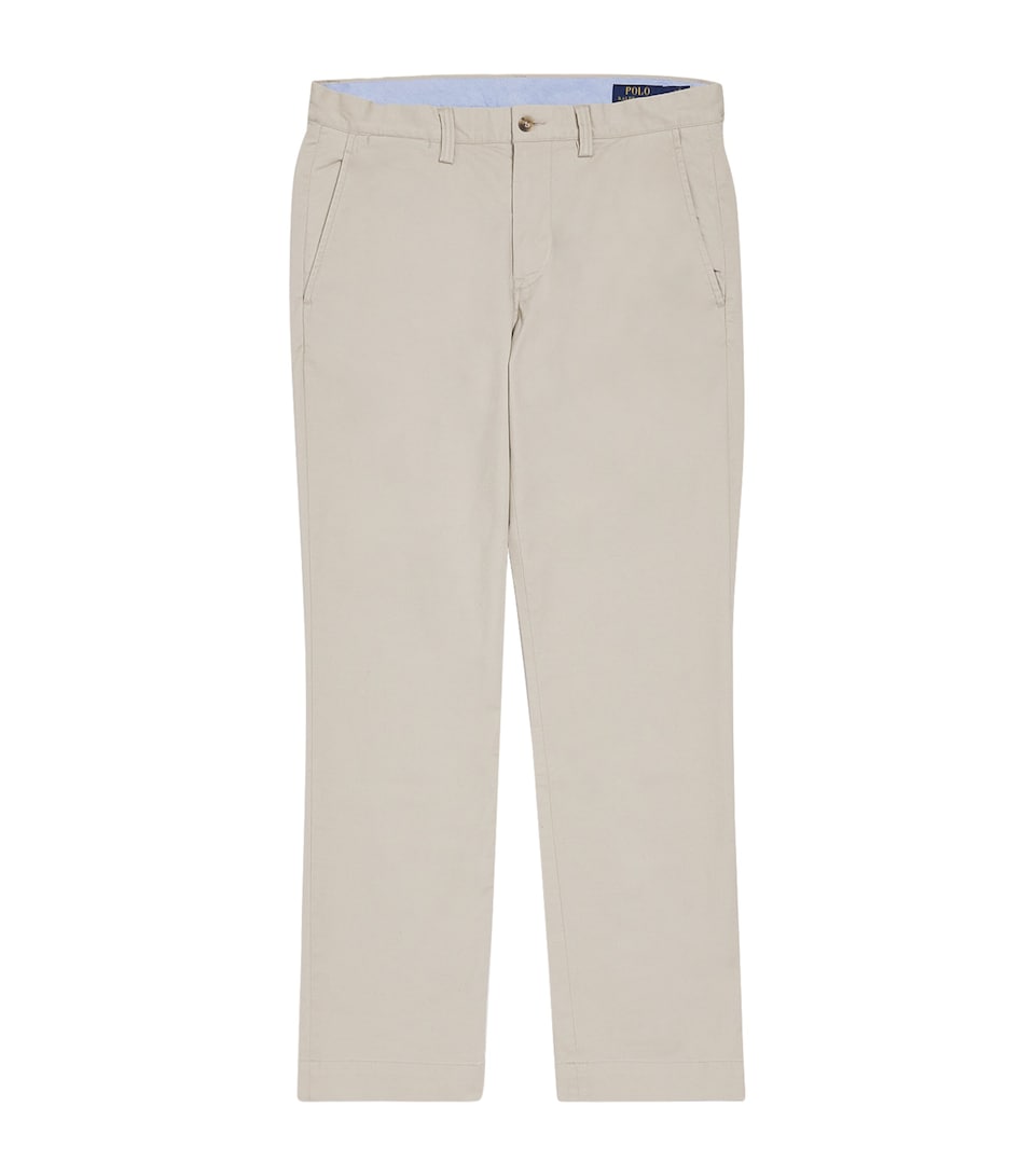 Polo Ralph Lauren Mens Stretch-Cotton Bedford Straight Chinos Classic Stone