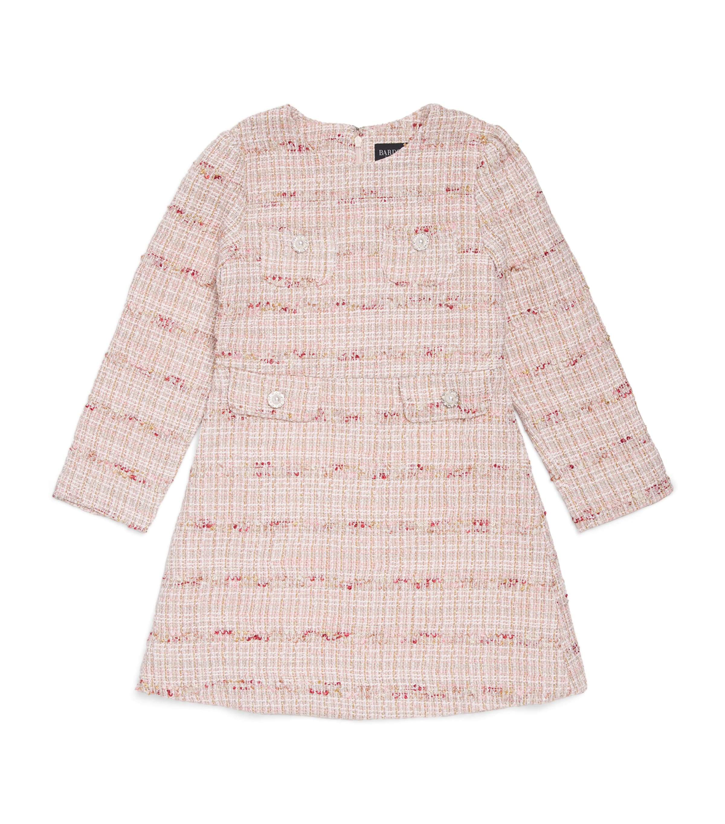 Bardot Junior Bouclé Callie Dress (4-14 Years) Burgundy