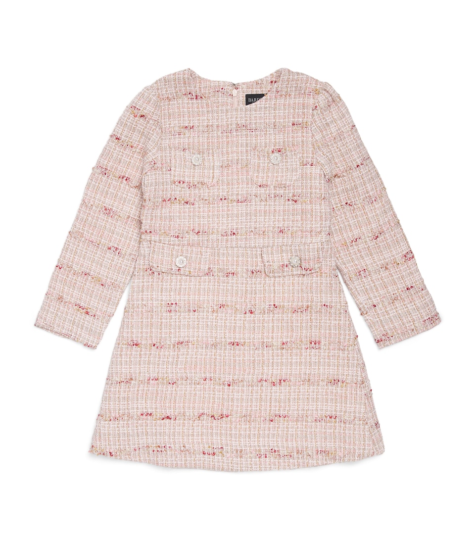 Bardot Junior Bouclé Callie Dress (4-14 Years) Burgundy