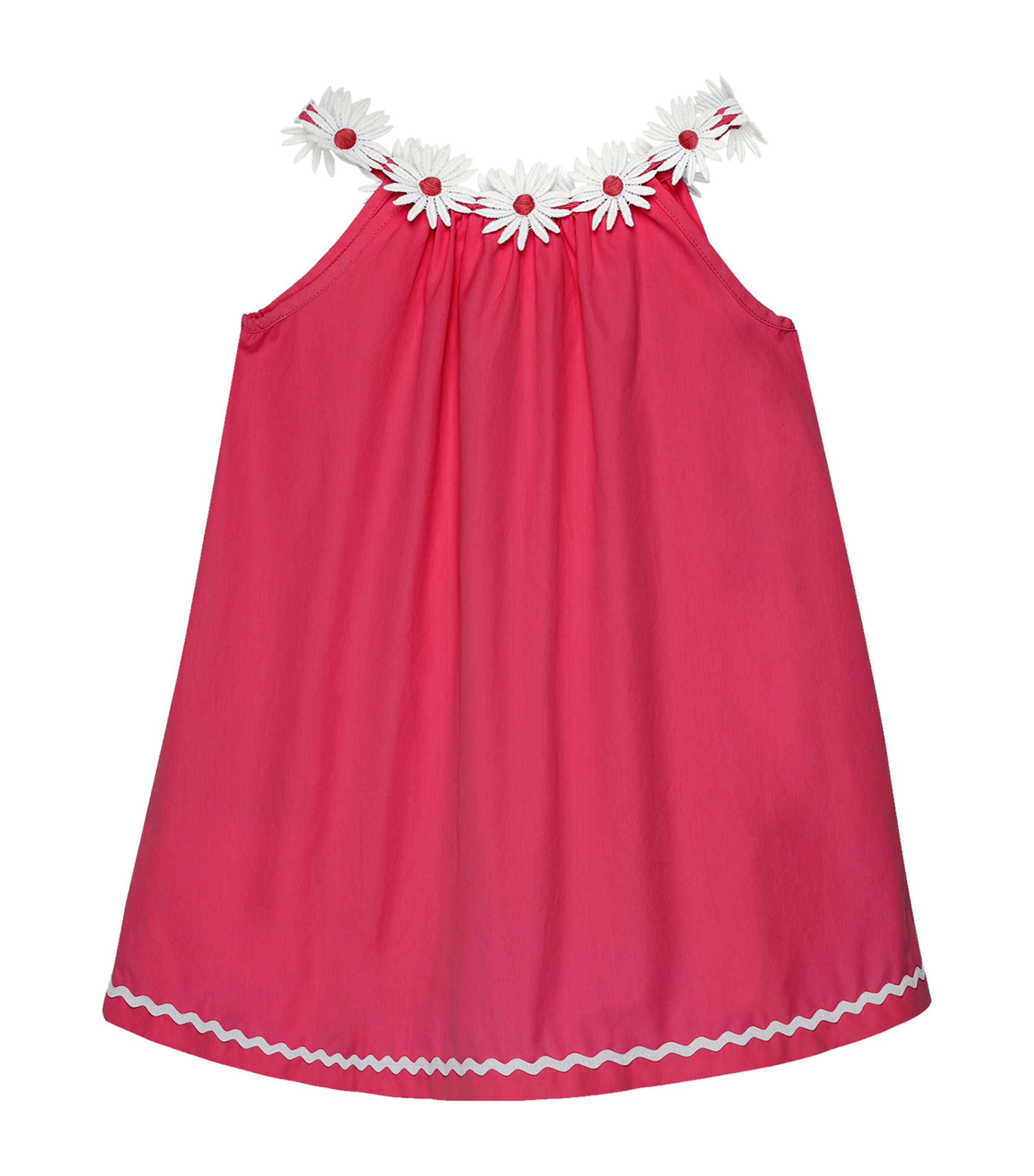 Trotters Cotton Daisy Sun Dress (2-5 Years) Fuschia Pink