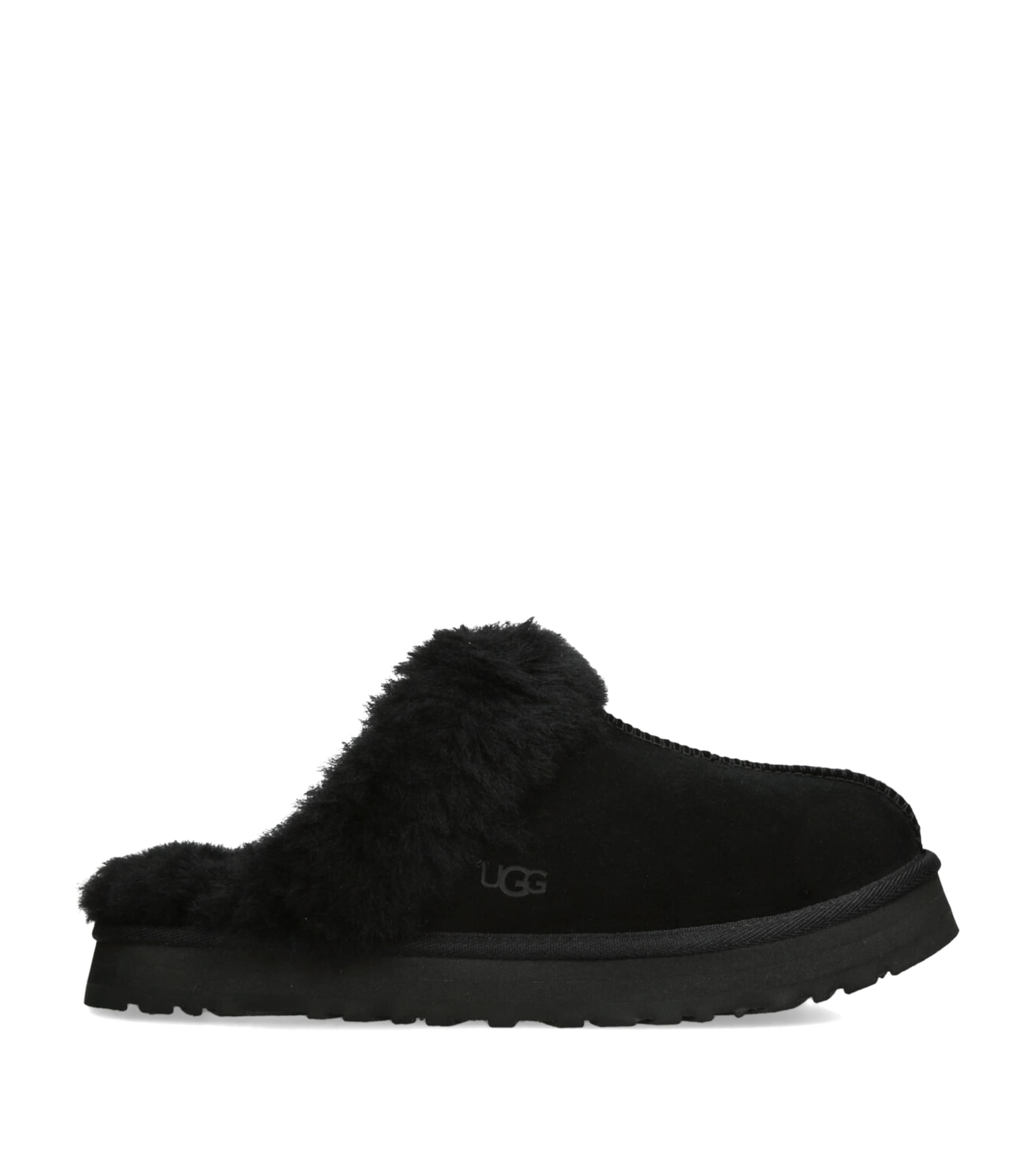 Suede Disquette Slippers