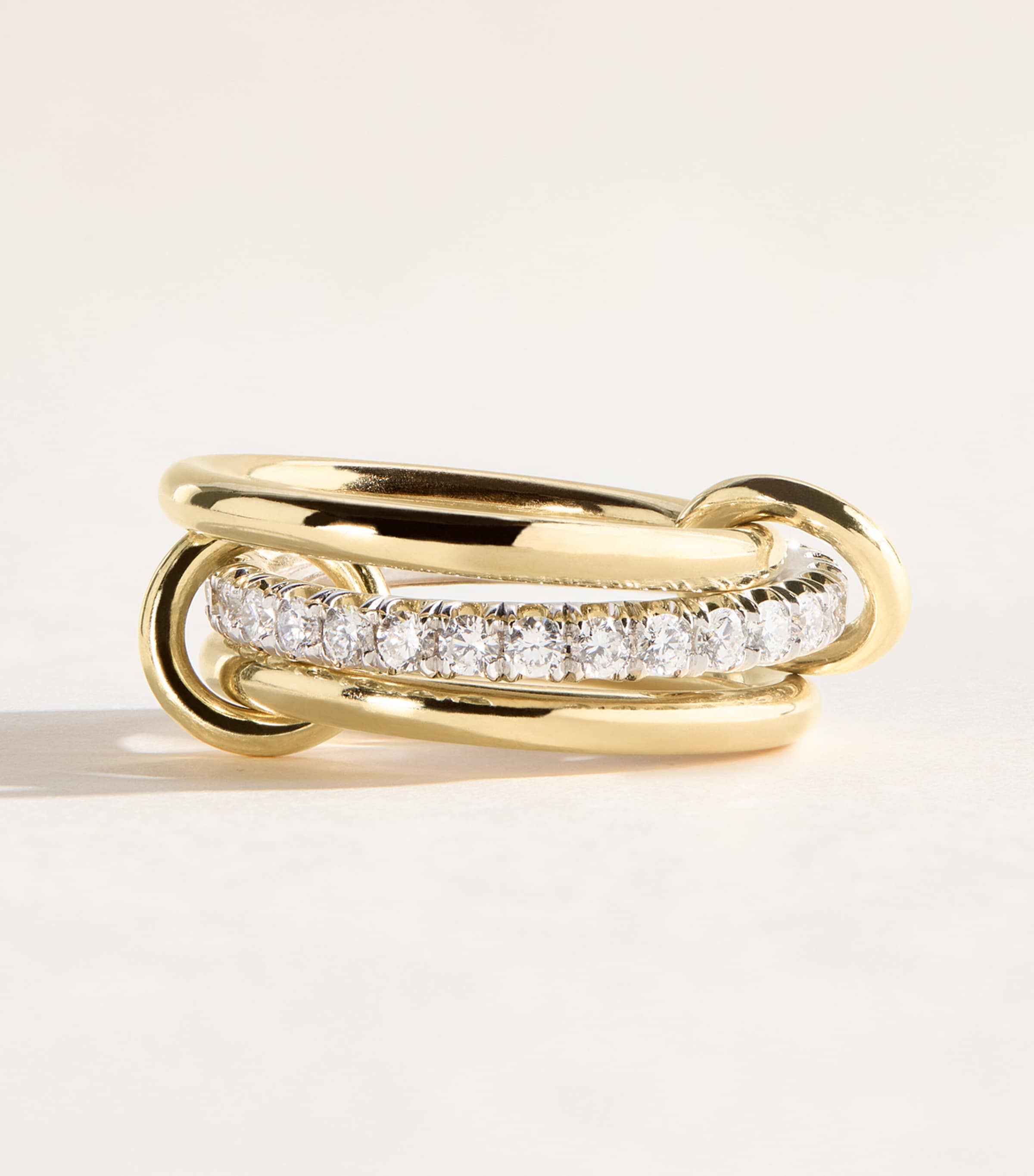 Spinelli Kilcollin Yellow Gold and Diamond Eros Ring Yellow Gold