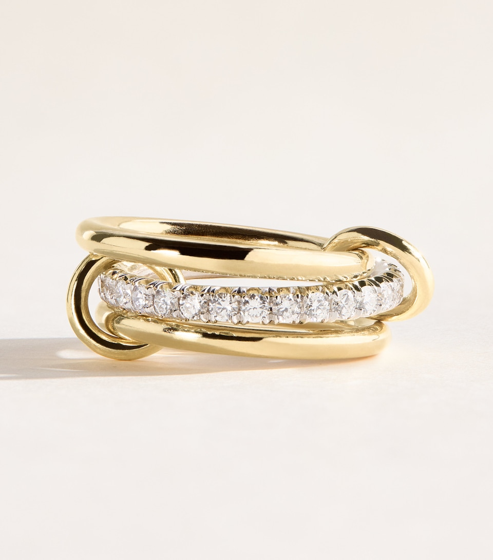 Spinelli Kilcollin Yellow Gold and Diamond Eros Ring Yellow Gold
