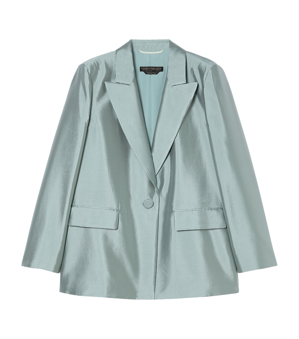 Silk-Blend Baruffa Blazer