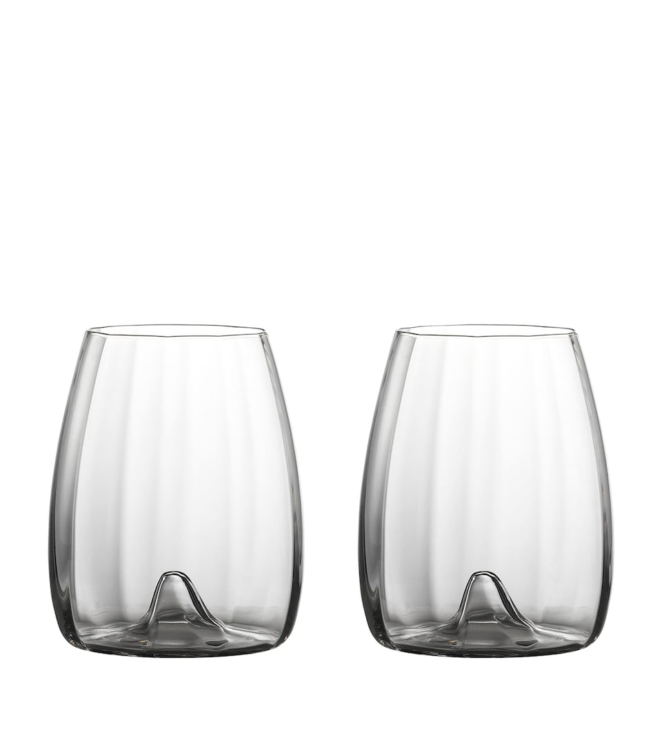 Set of 2 Elegance Optic Stemless Wine Glasses (520ml)