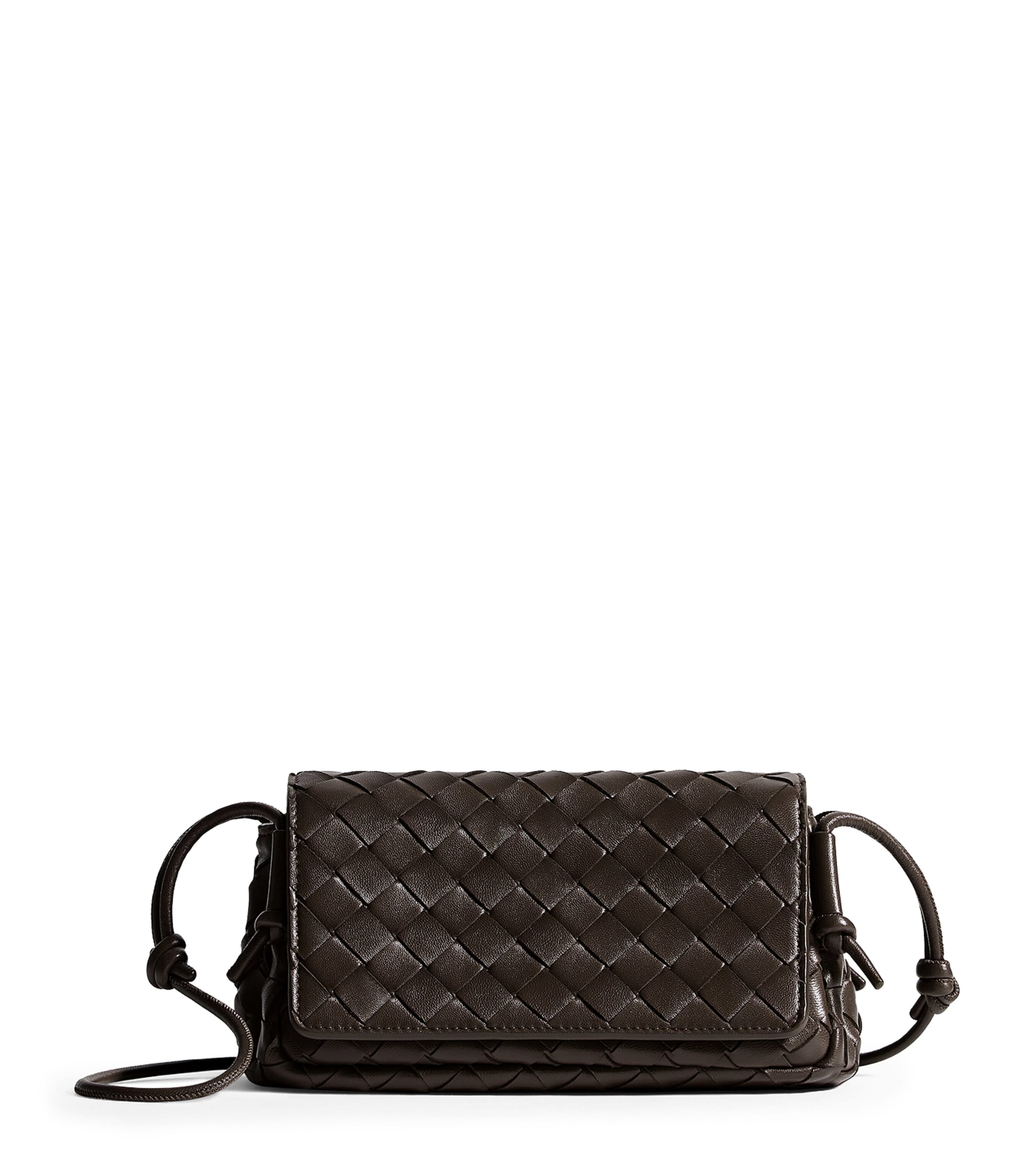 Bottega Veneta Leather Notturno Cross-Body Bag