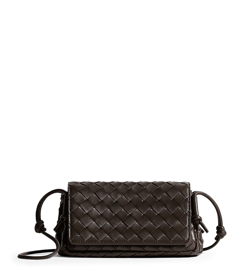 Bottega Veneta Leather Notturno Cross-Body Bag