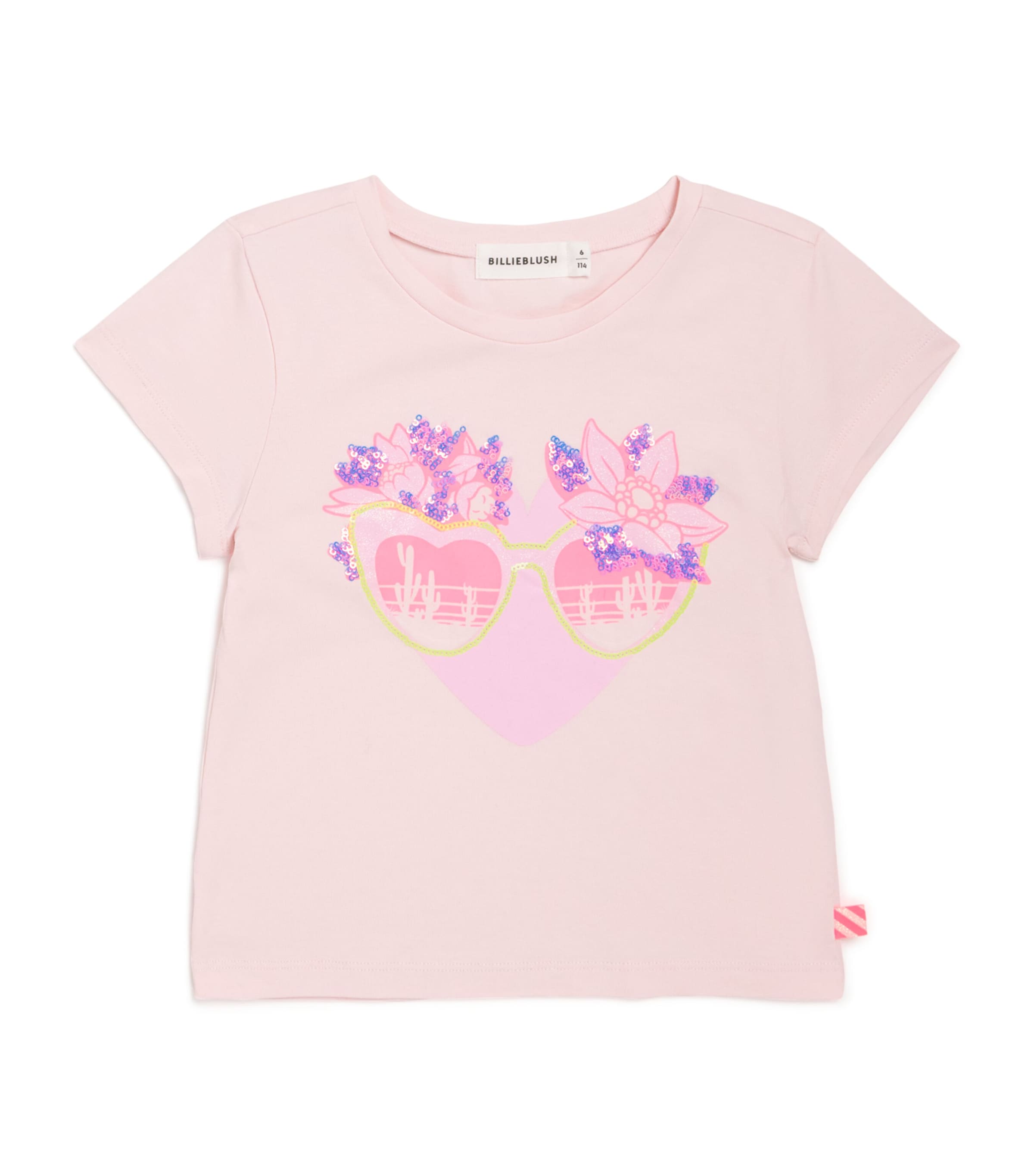 Stretch-Cotton Embellished Graphic T-Shirt (2-12 Years)