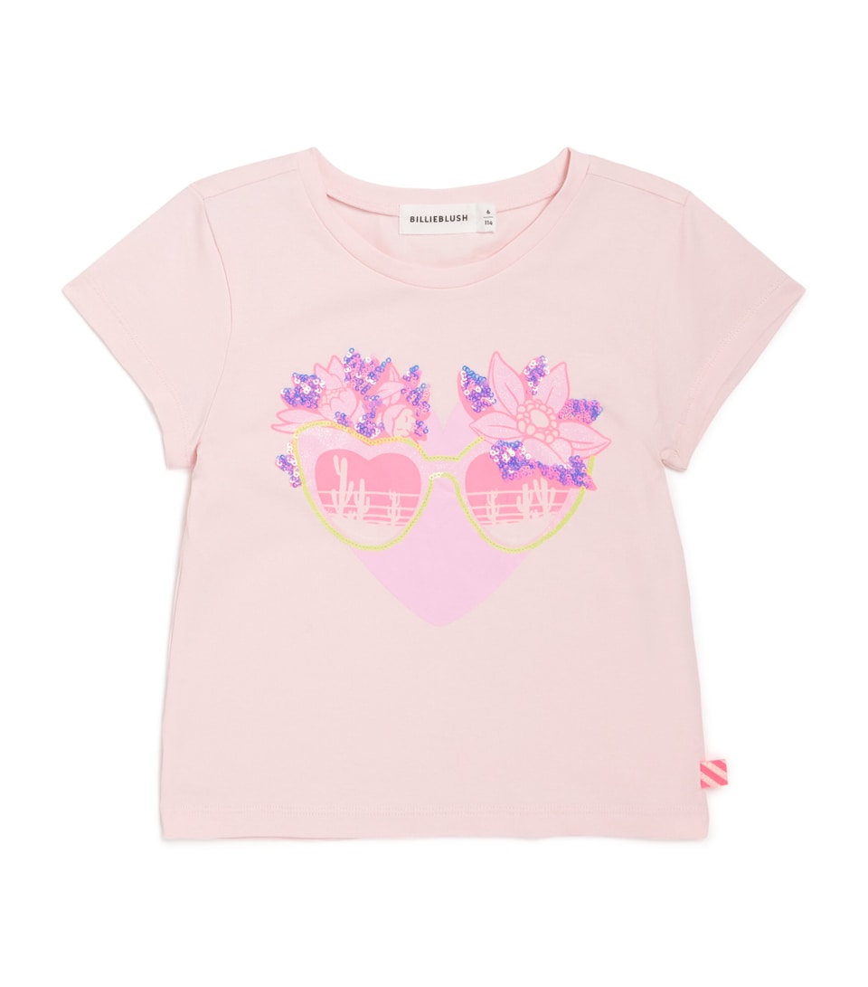 Stretch-Cotton Embellished Graphic T-Shirt (2-12 Years)