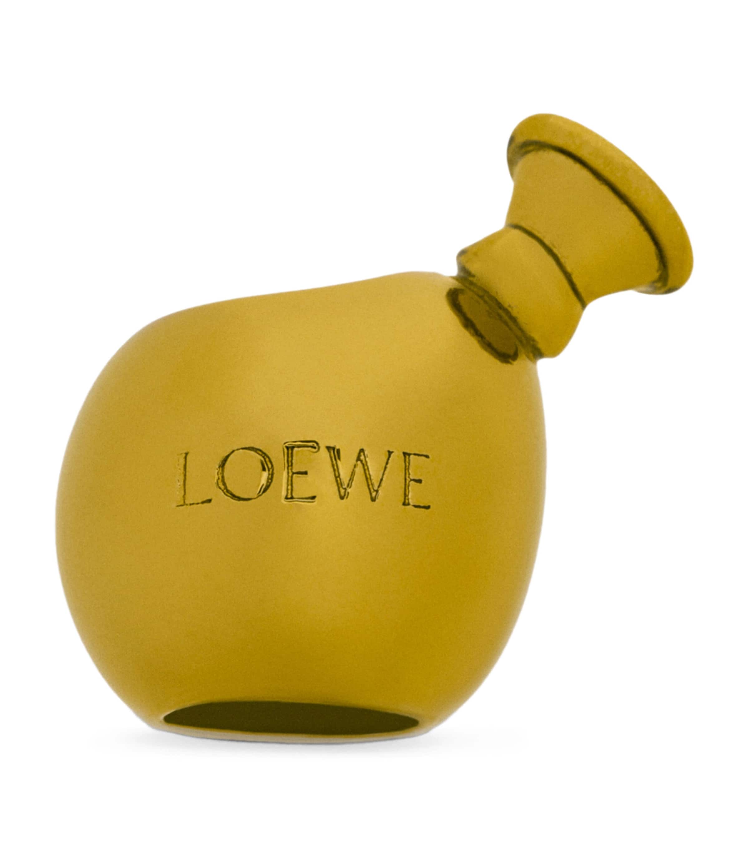 LOEWE Brass Balloon Dice Charm Yellow Gold